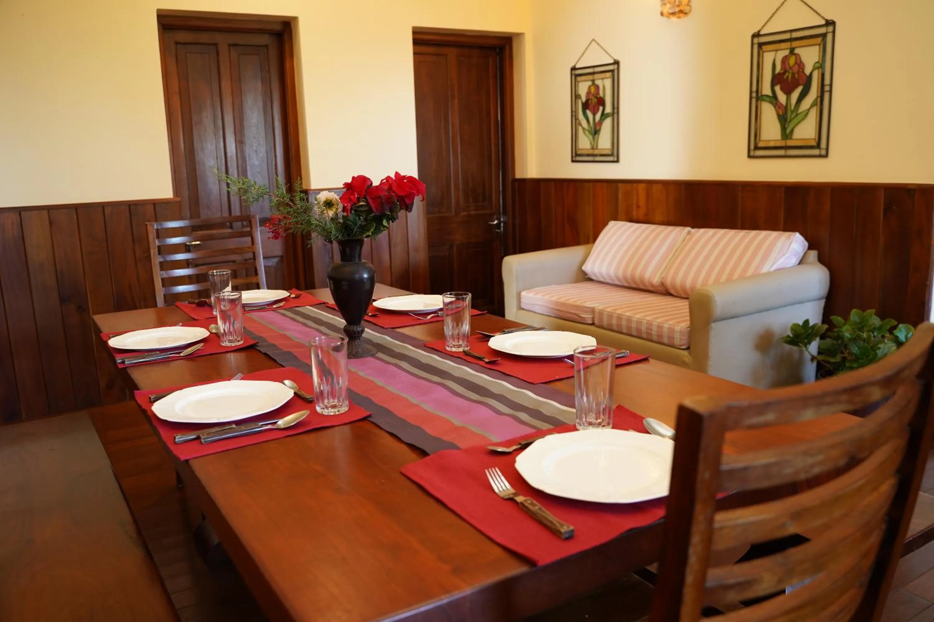 Dining area in Clouds Holiday Bungalow