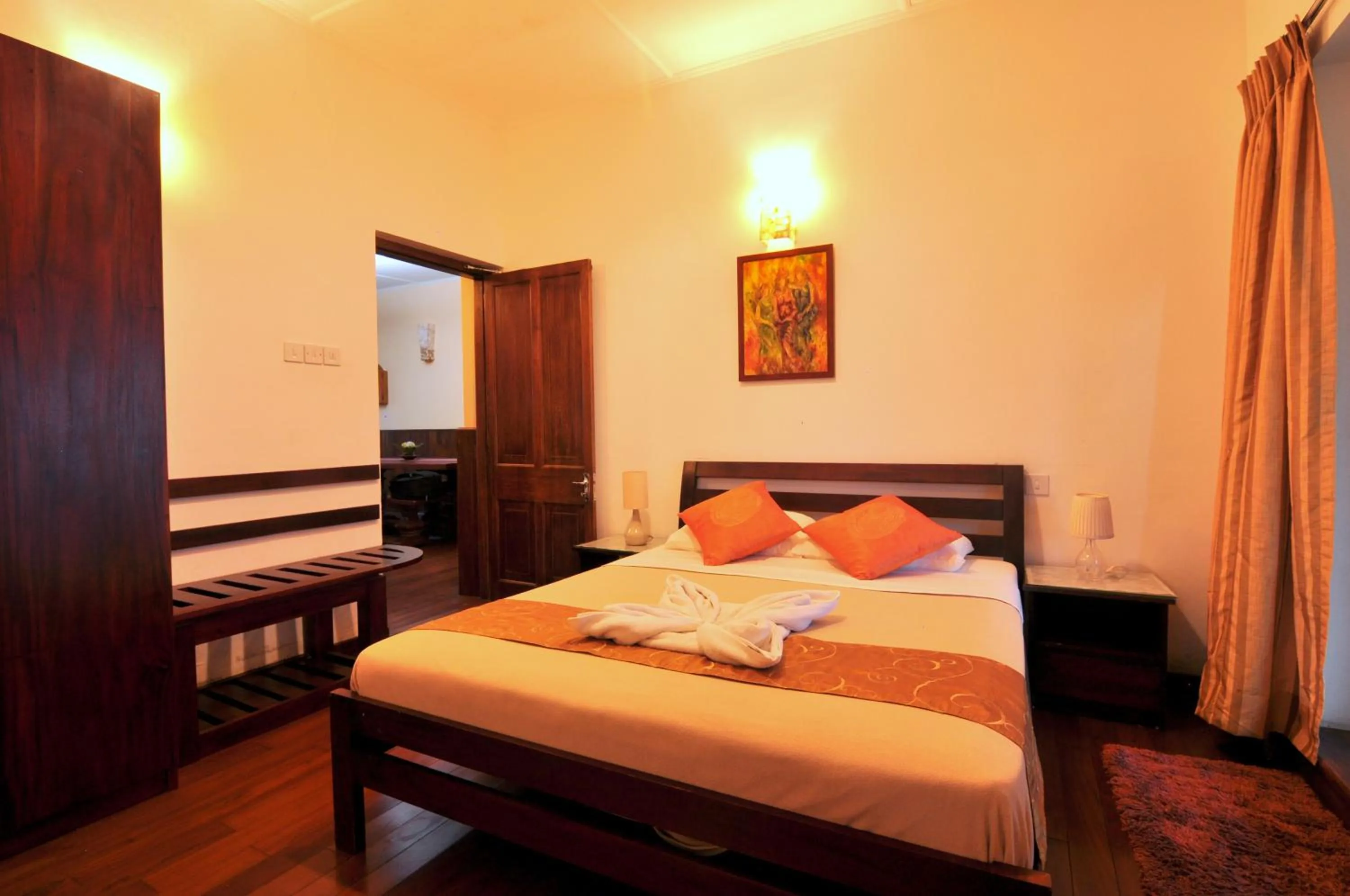 Bedroom, Bed in Clouds Holiday Bungalow