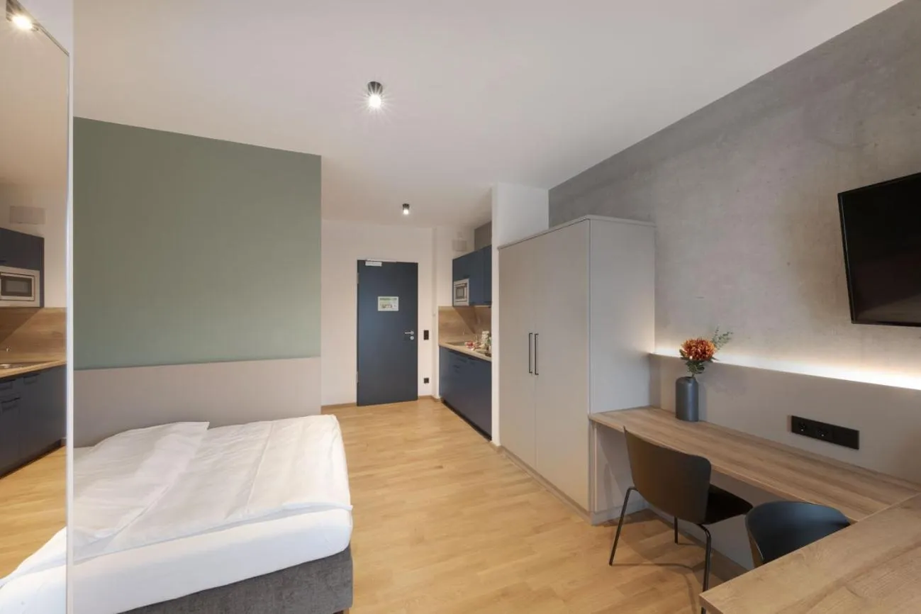 Bed in Brera Serviced Apartments Singen