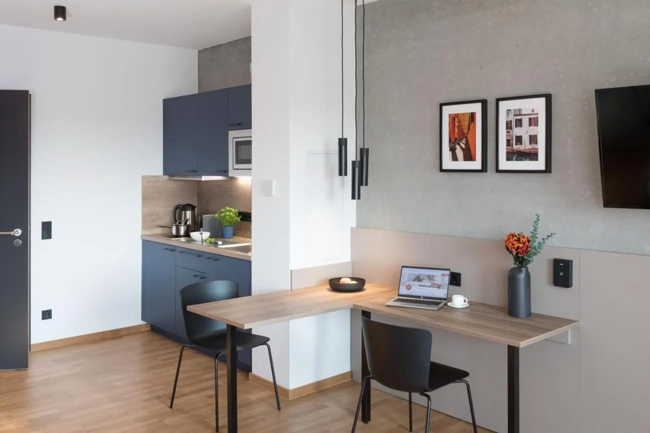 Dining area in Brera Serviced Apartments Singen