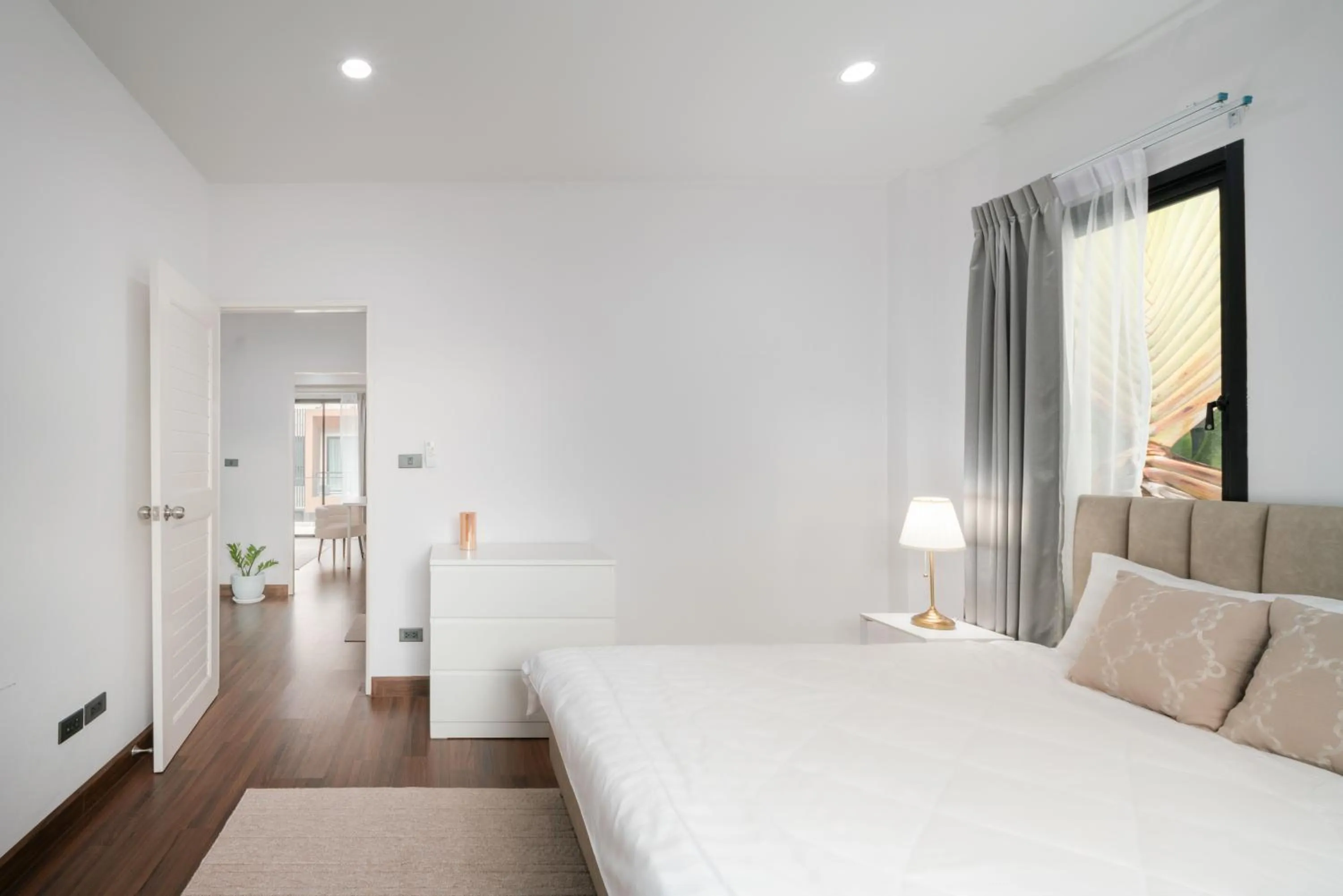 Bed in Chao Wilai Residence I Naiyang Beach I HKT Airport