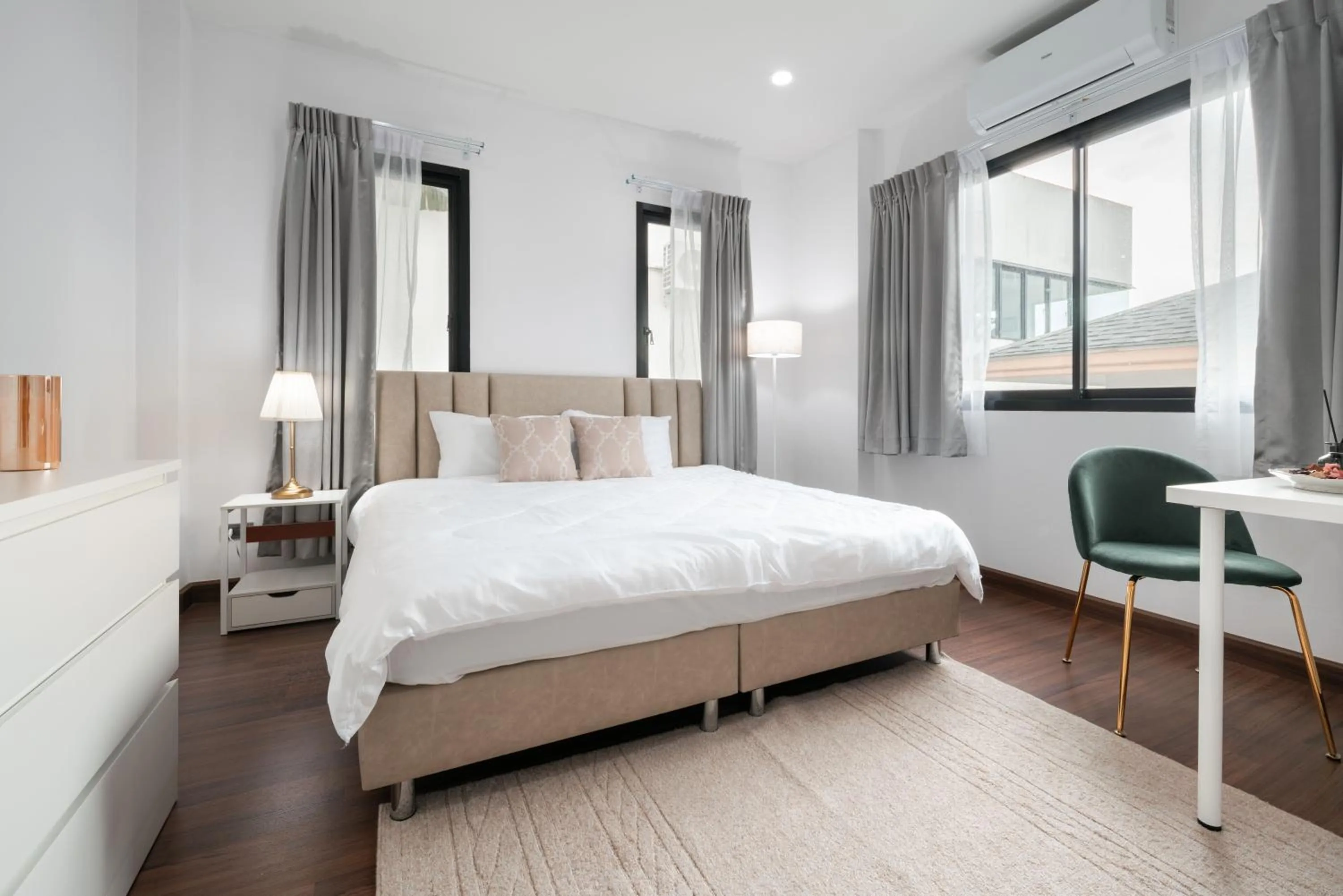 Bed in Chao Wilai Residence I Naiyang Beach I HKT Airport