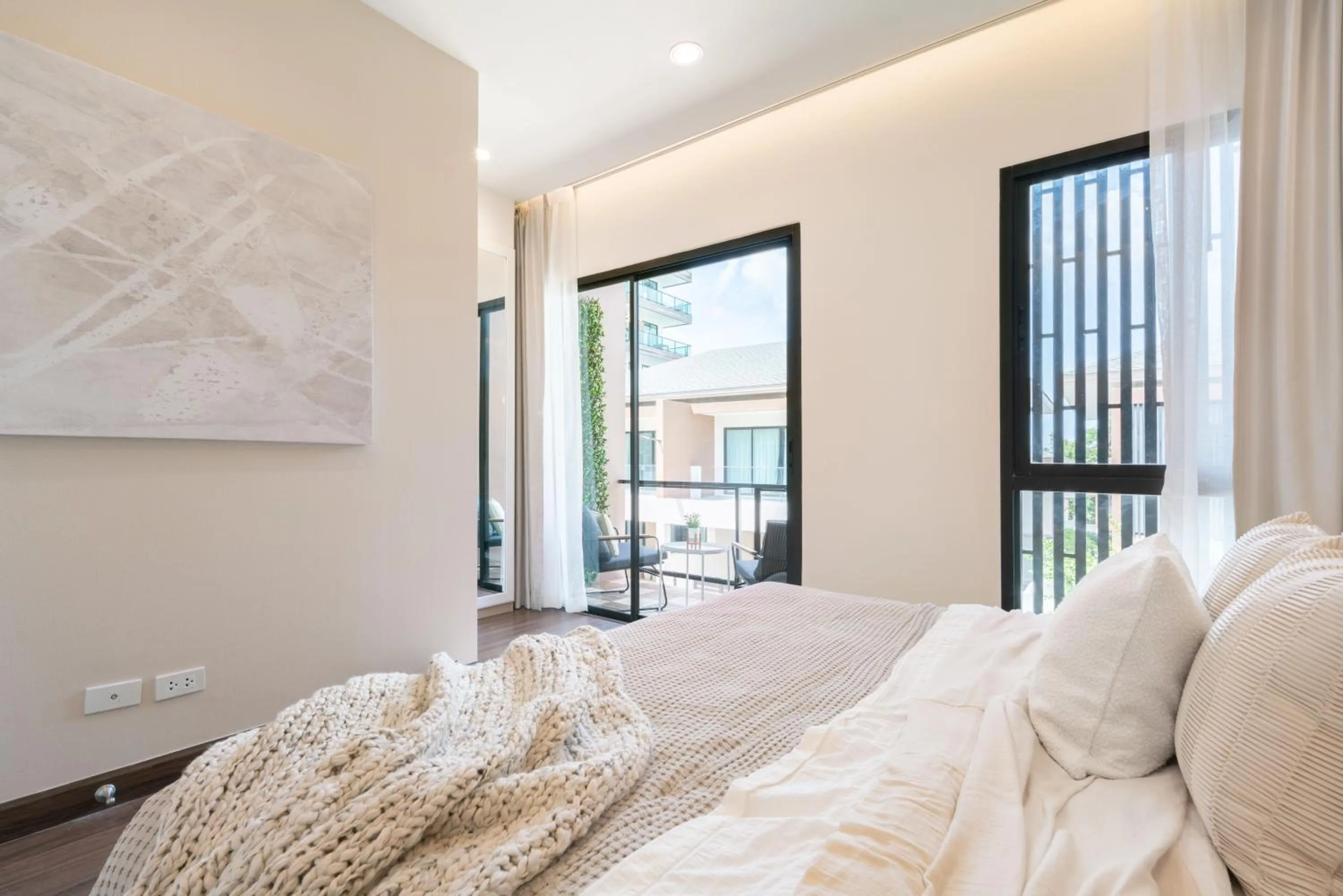 Bed in Chao Wilai Residence I Naiyang Beach I HKT Airport