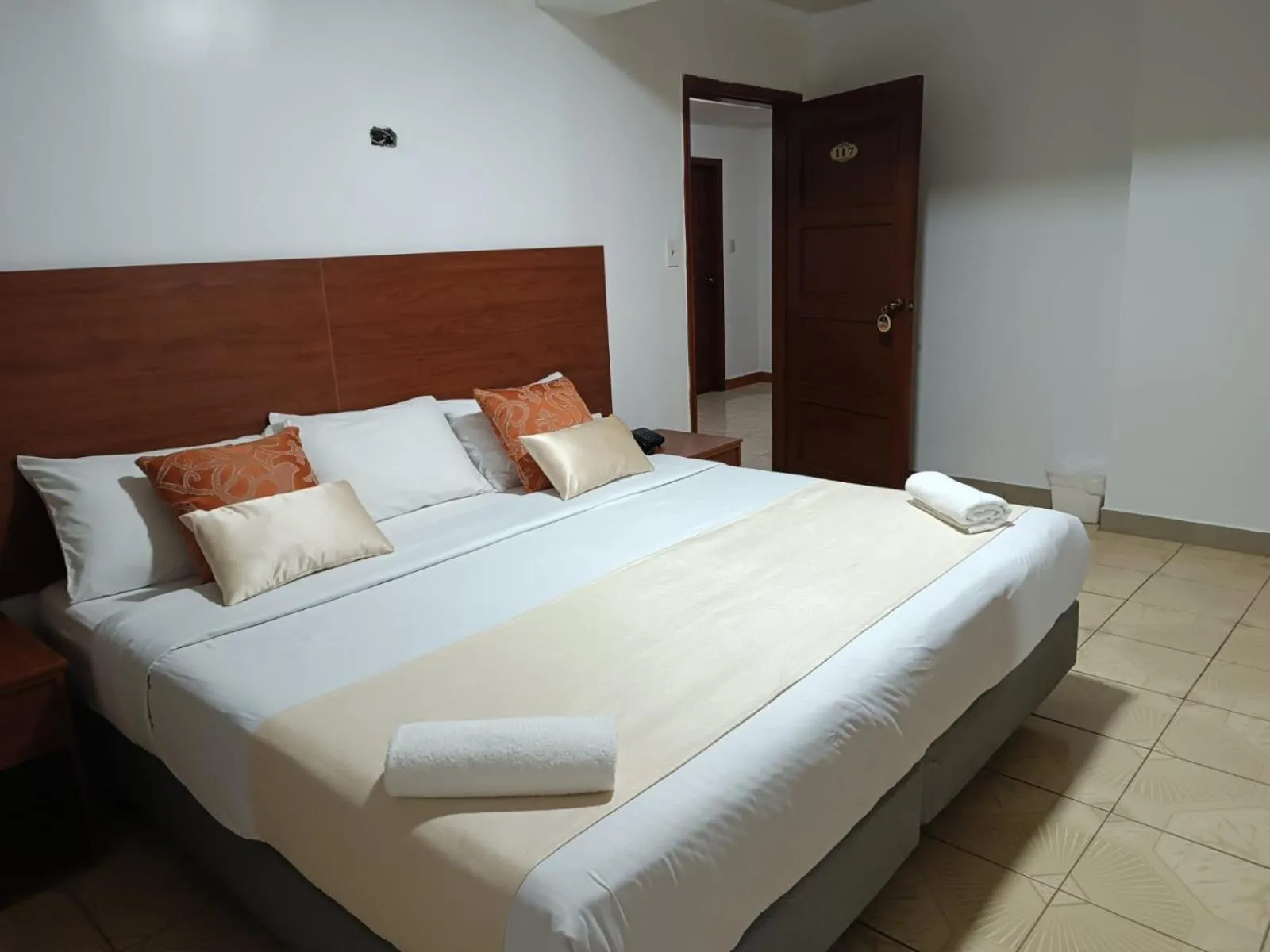 Bed in Hostal Bicentenario