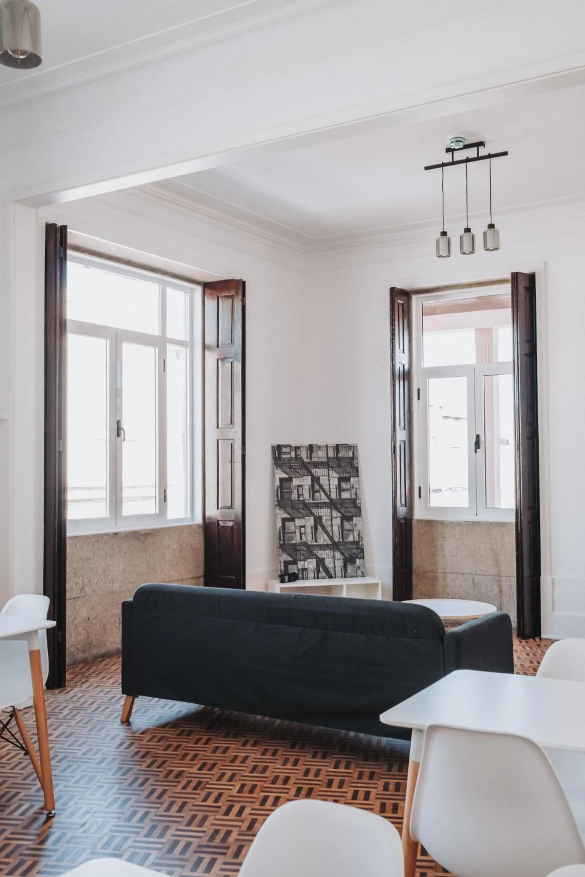 Living room in OLOPO Hostel