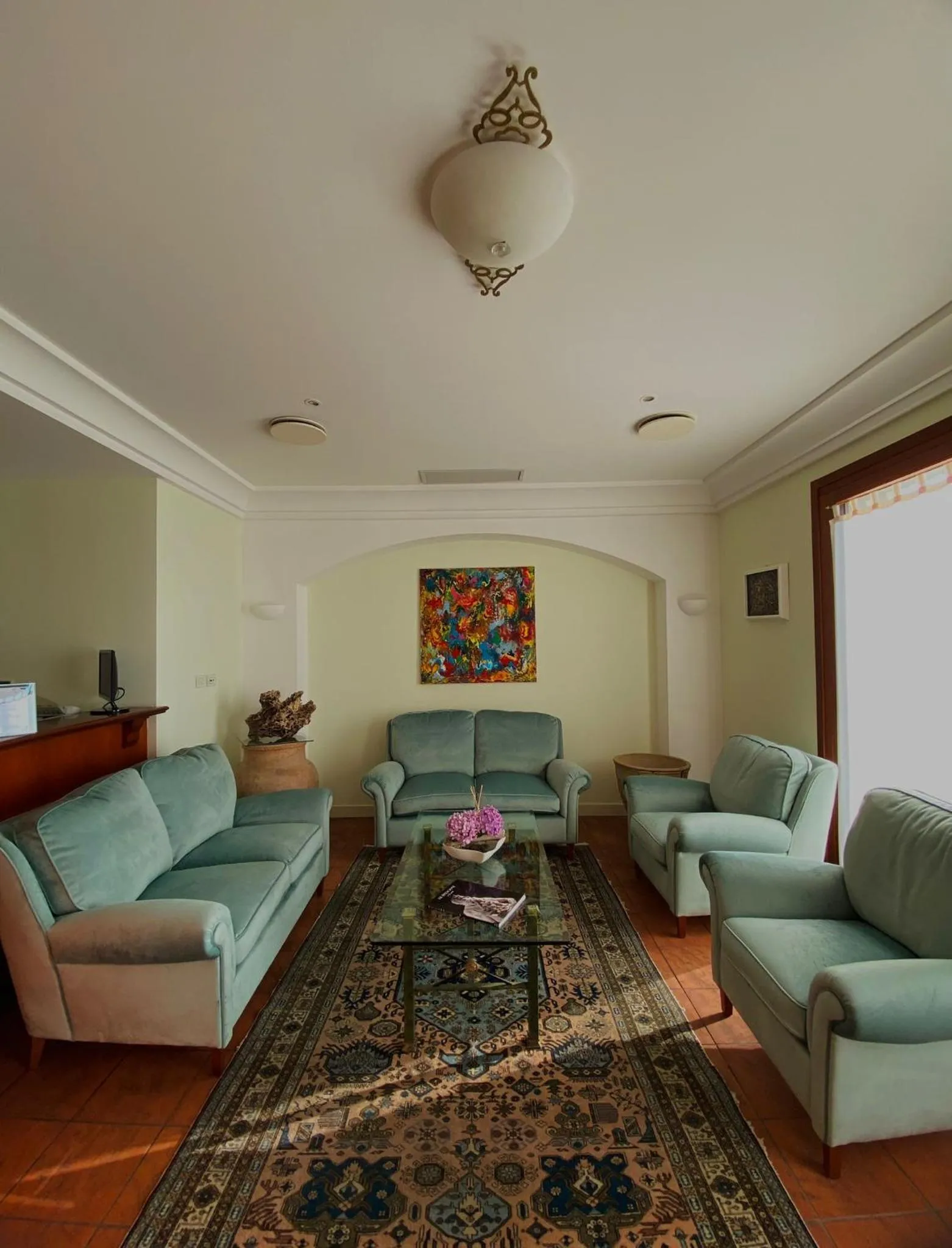 Lobby or reception in Hotel La Lampara