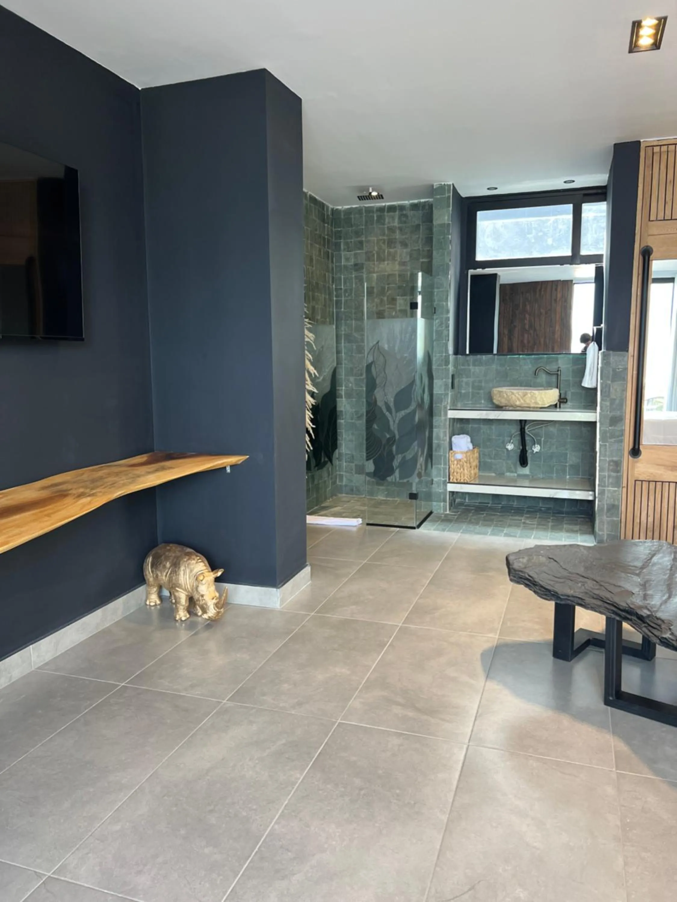 Shower in Hotel Zelva Negra