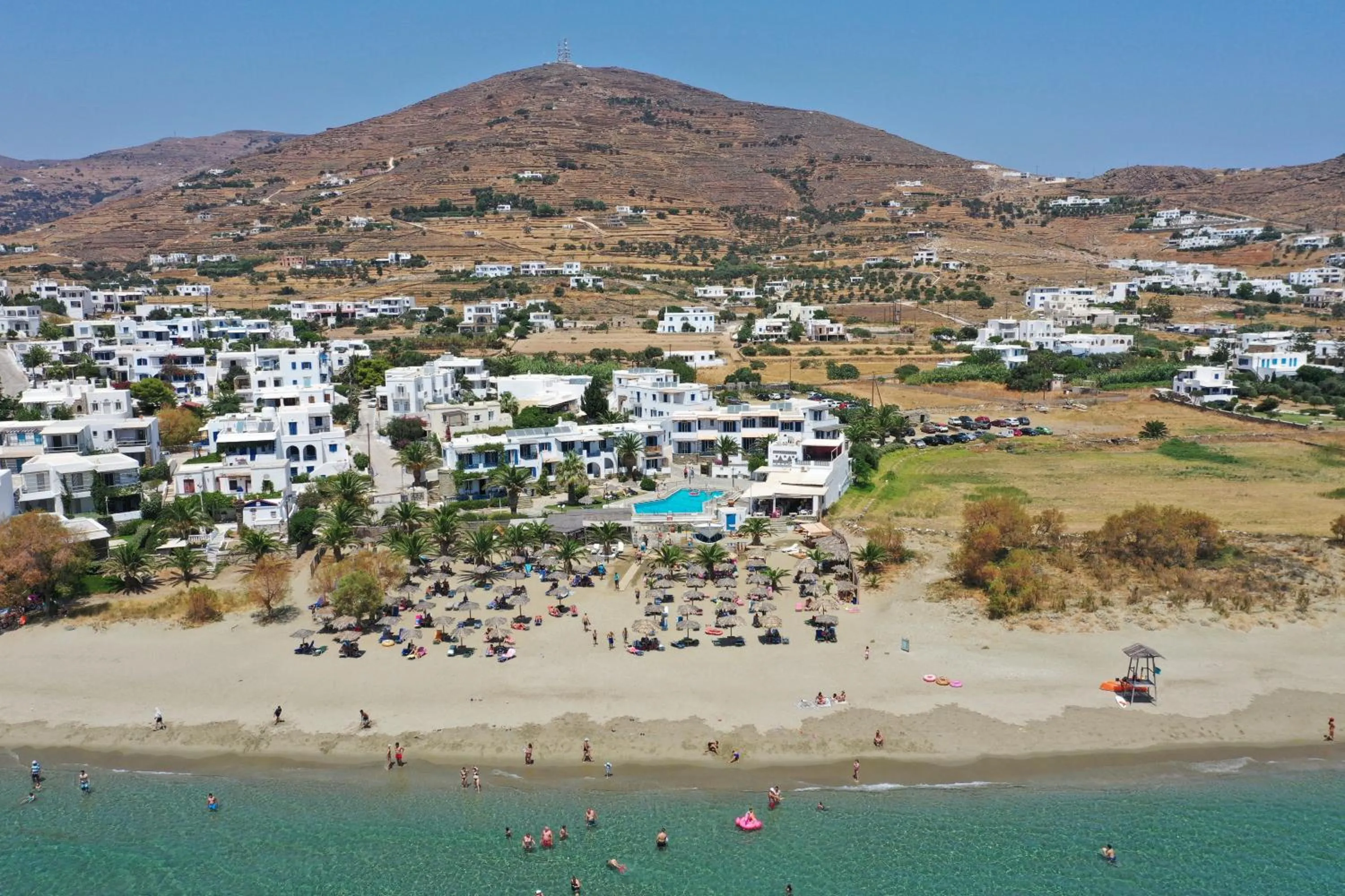 Bird's eye view in Akti Aegeou