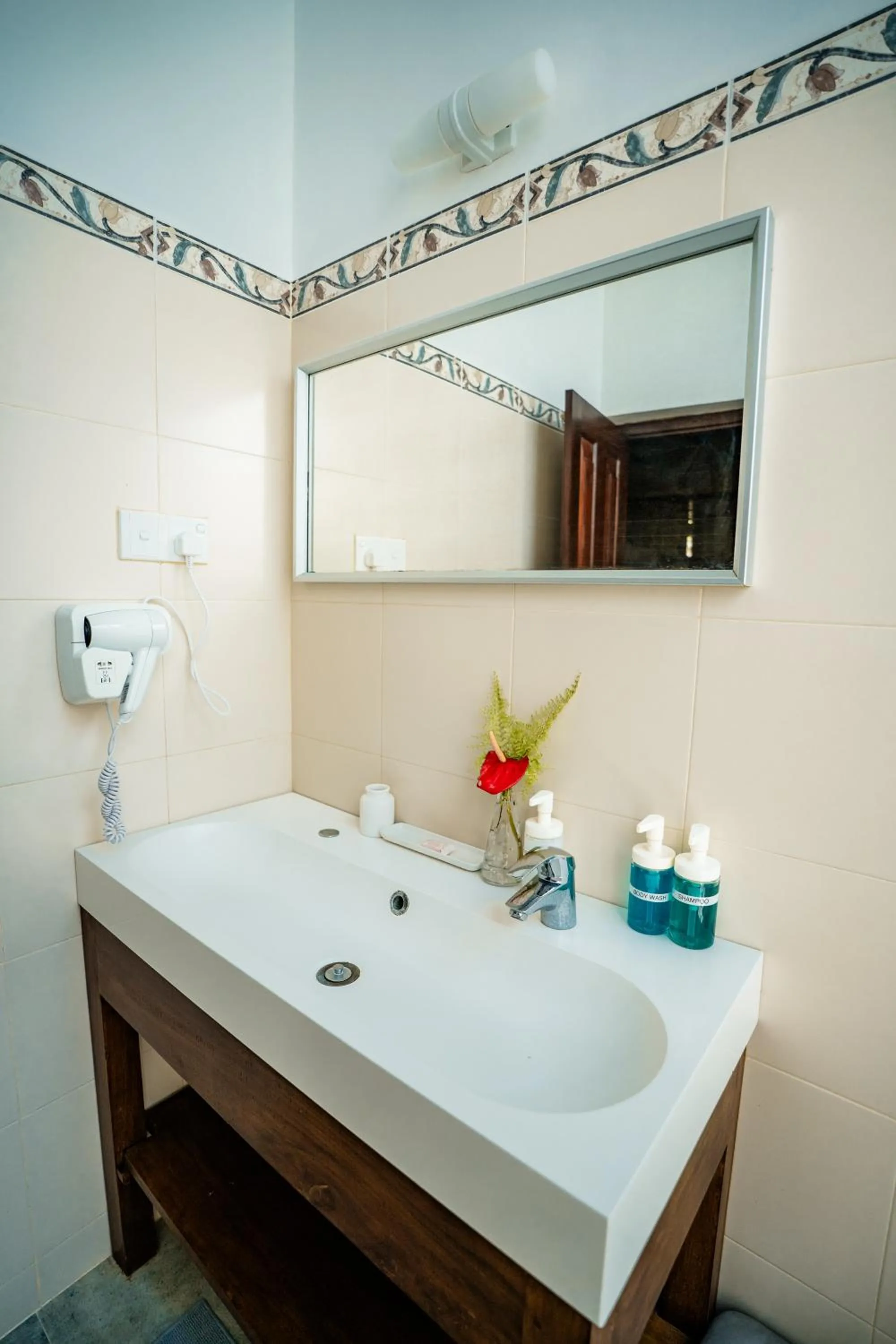 Bathroom in The Waves Beach Chalets