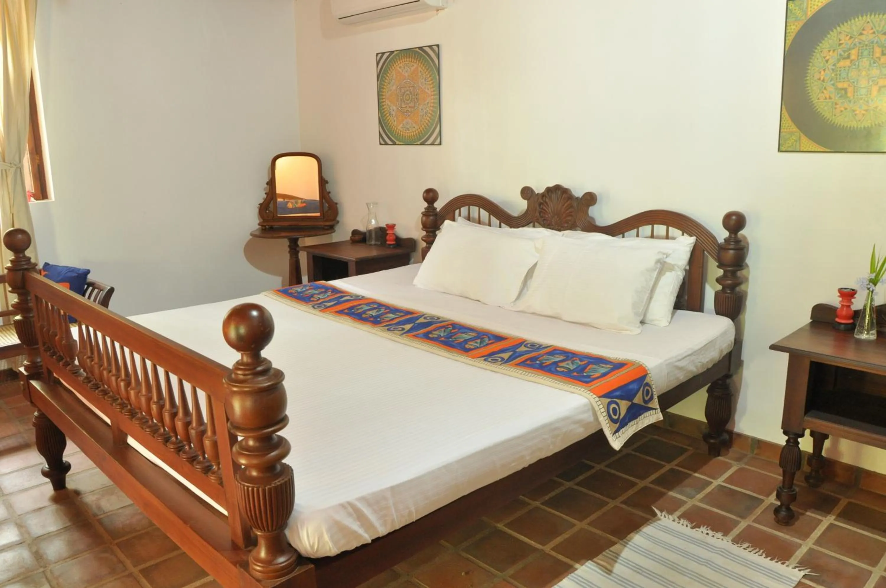 Bed in The Waves Beach Chalets