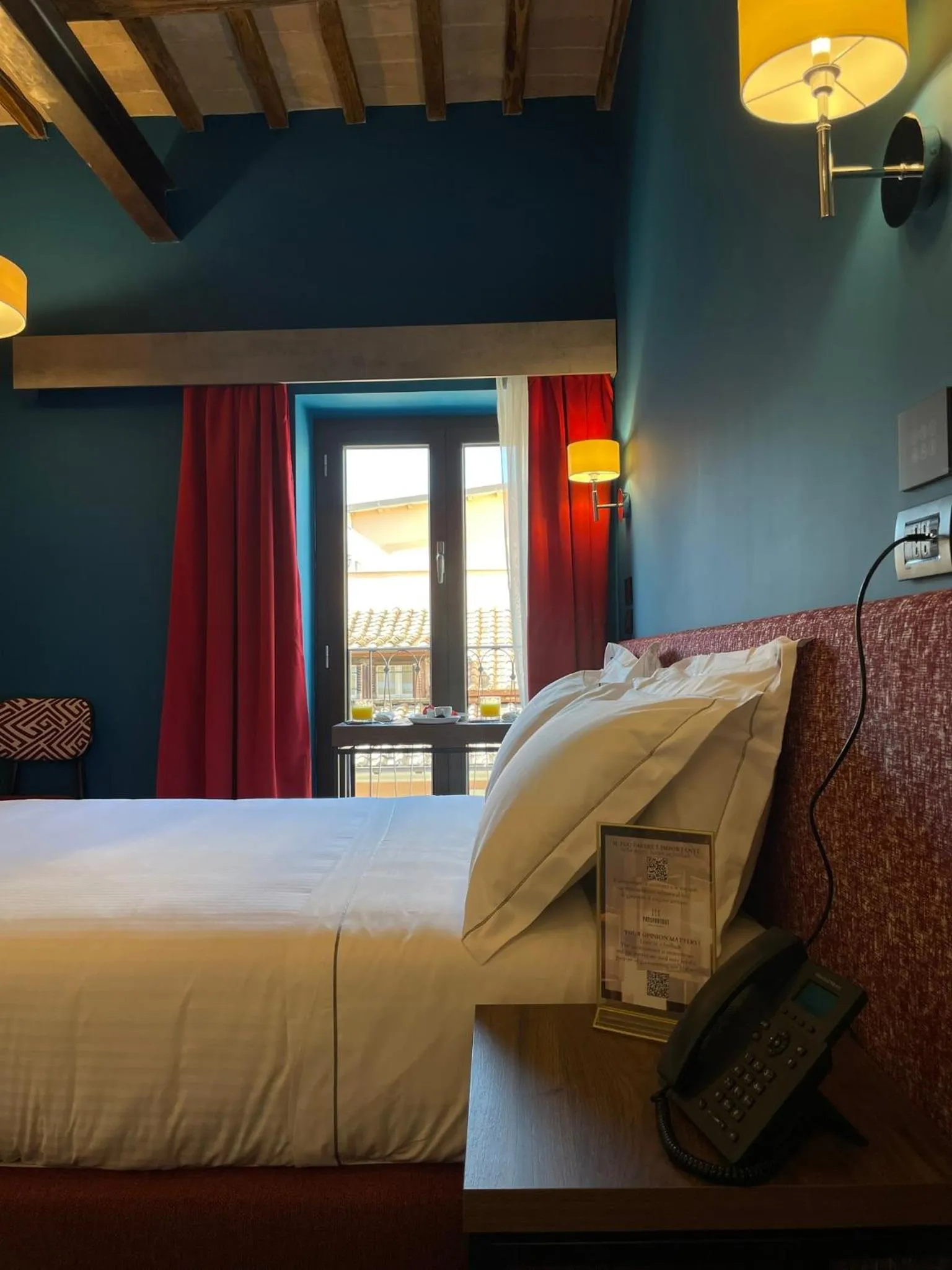 Bed in Passpartout Boutique Palace