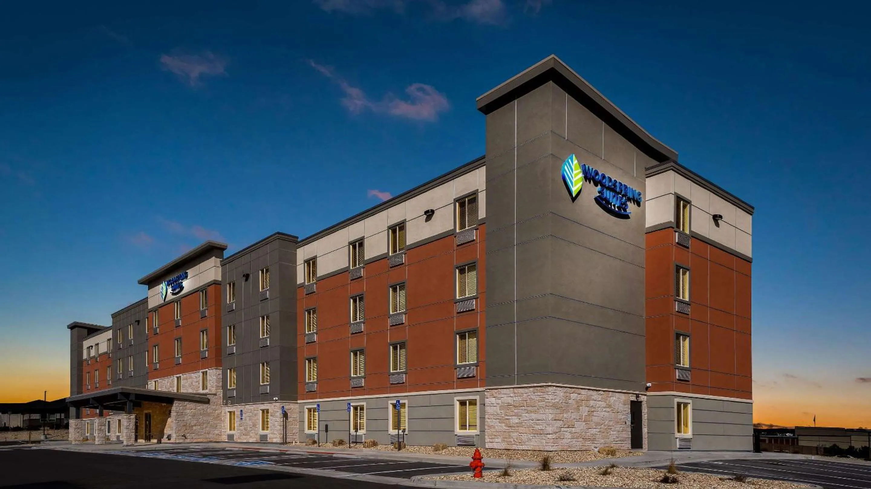 Property building in WoodSpring Suites Greeley