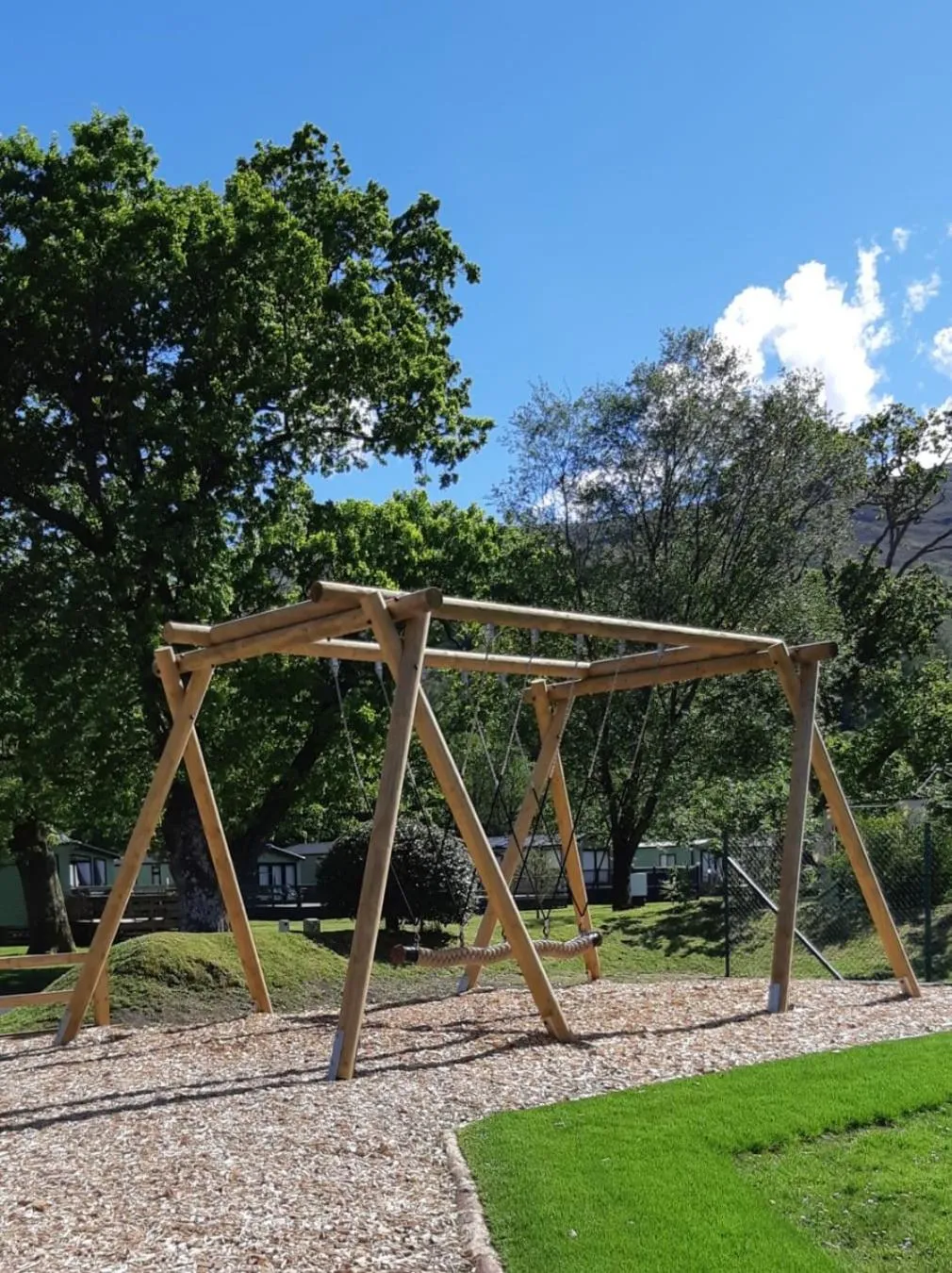 Children play ground in Inverbeg Holiday Park