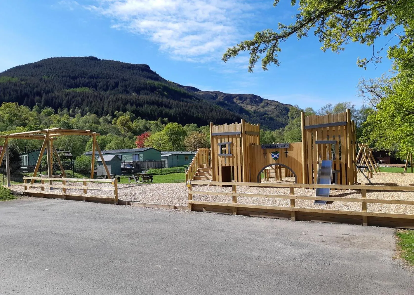 Children play ground in Inverbeg Holiday Park