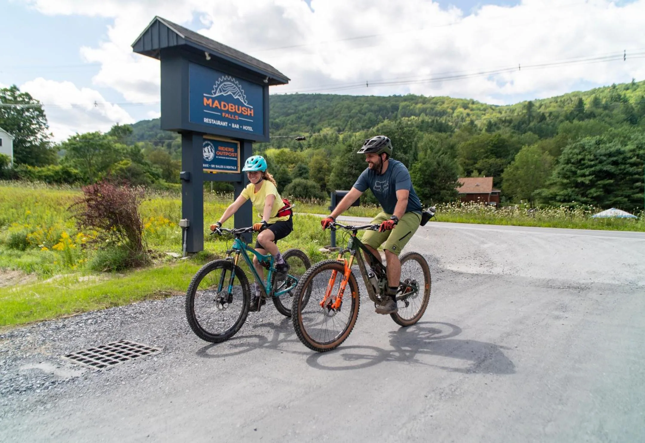 Cycling in Madbush Falls