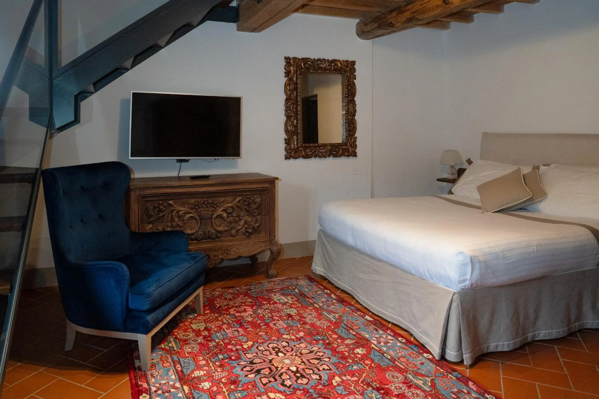 Photo of the whole room, Bed in Terre di Baccio