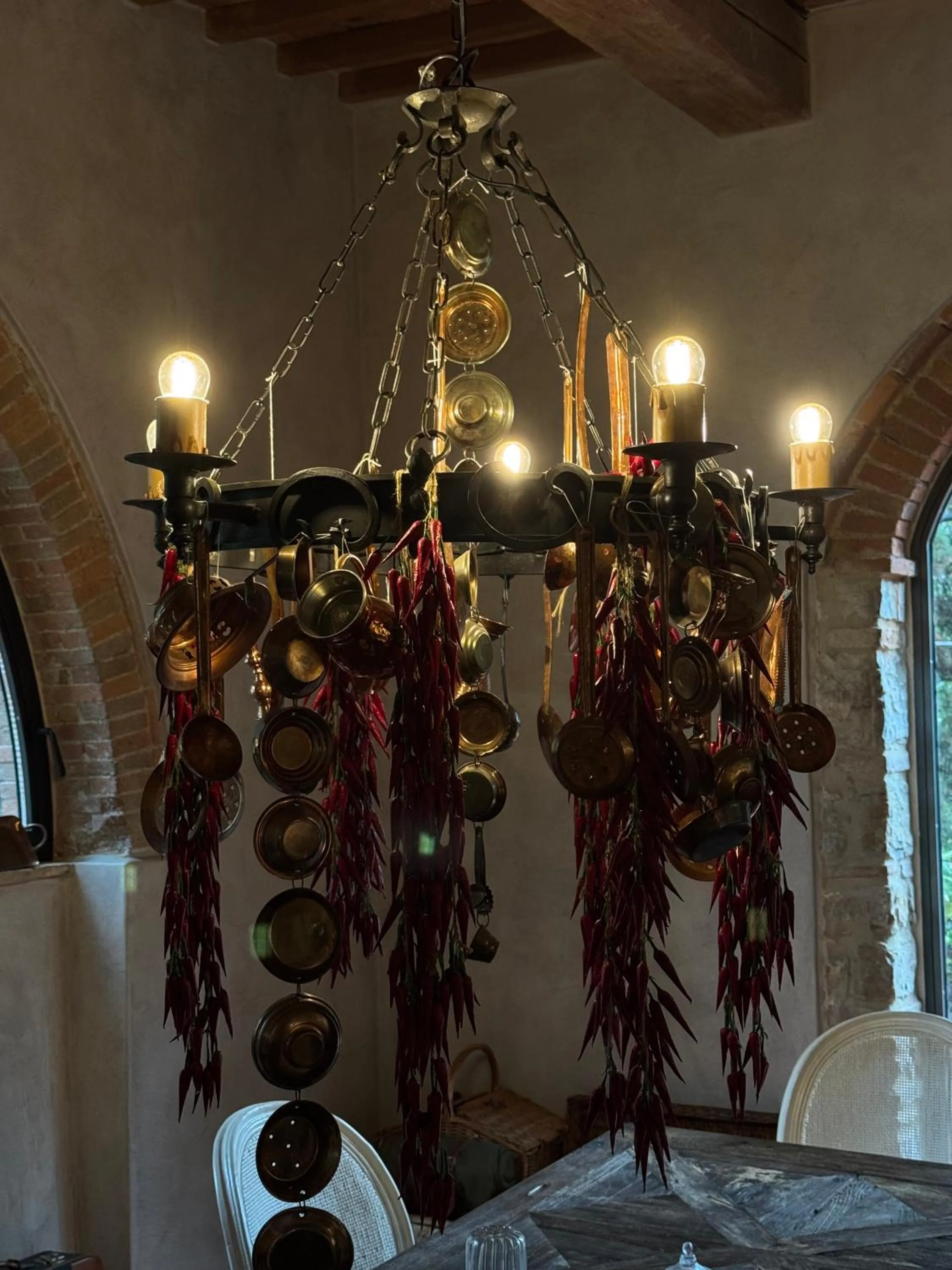 Decorative detail in Terre di Baccio