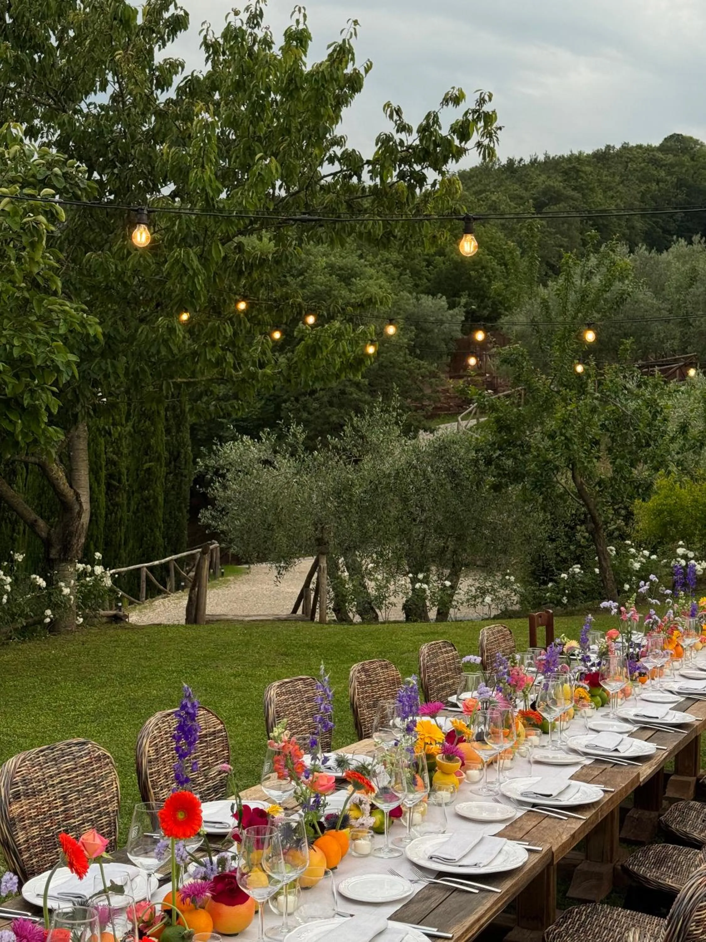 Evening entertainment in Terre di Baccio