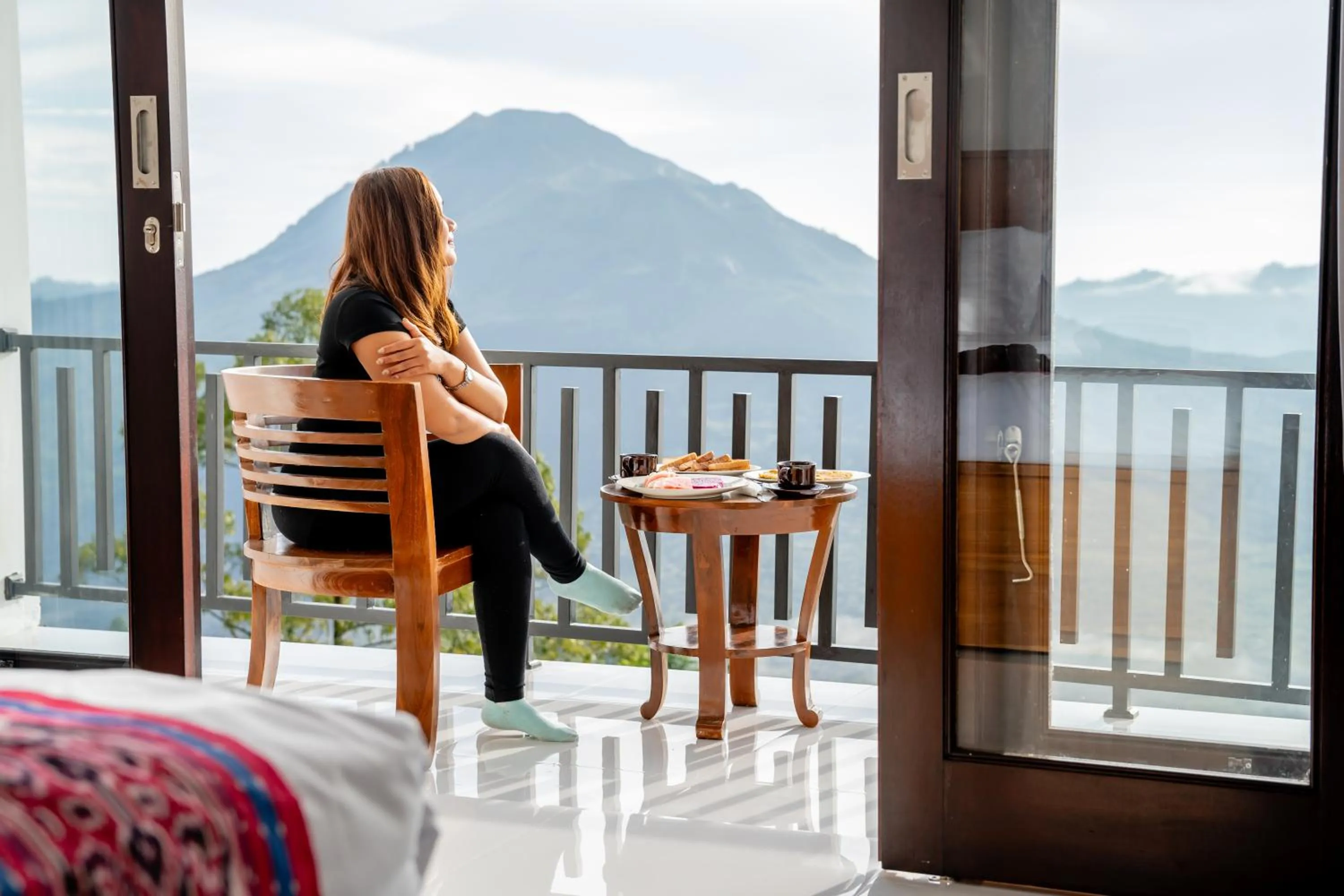 Balcony/Terrace in Tegal Sari Cabin Kintamani
