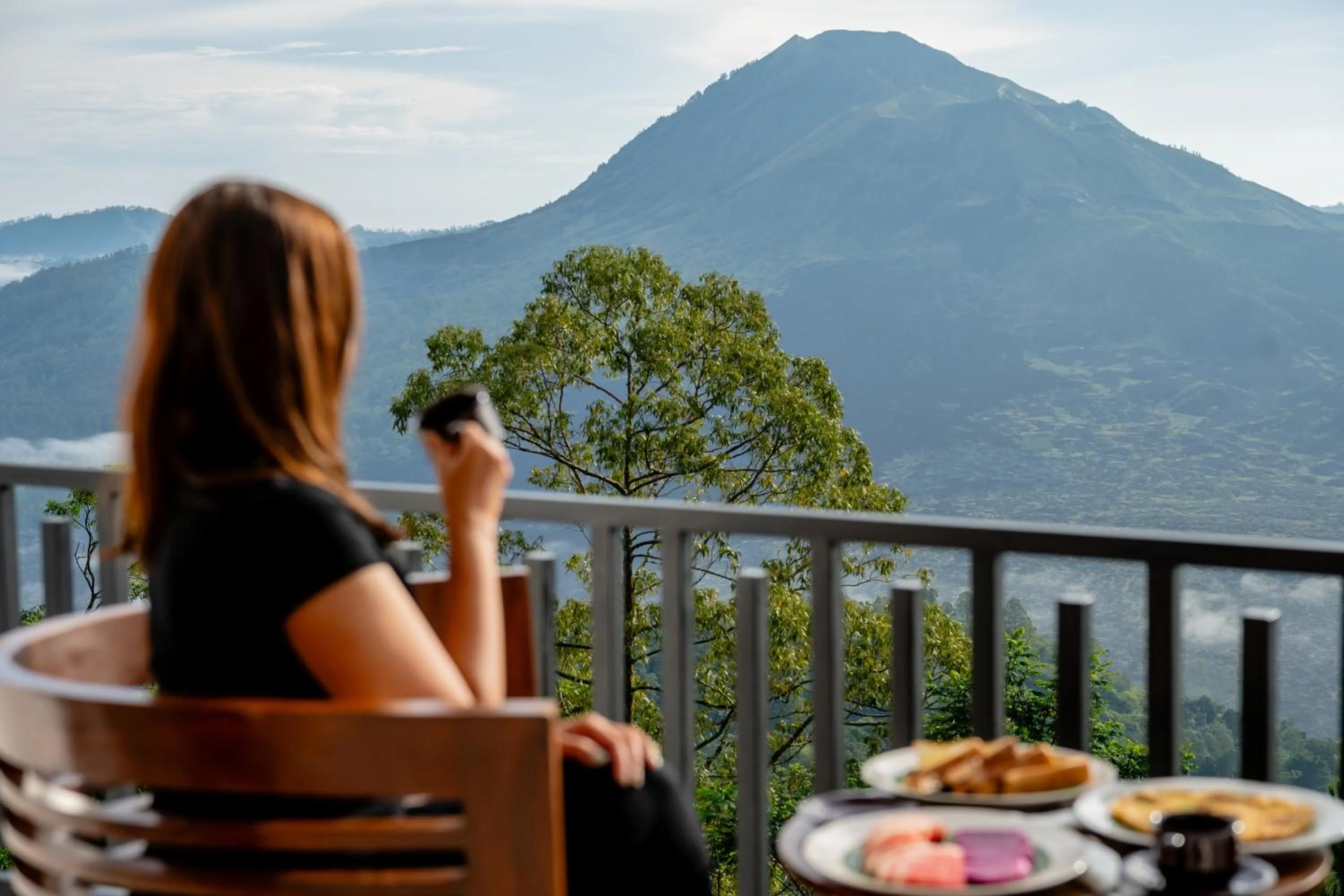 Balcony/Terrace in Tegal Sari Cabin Kintamani
