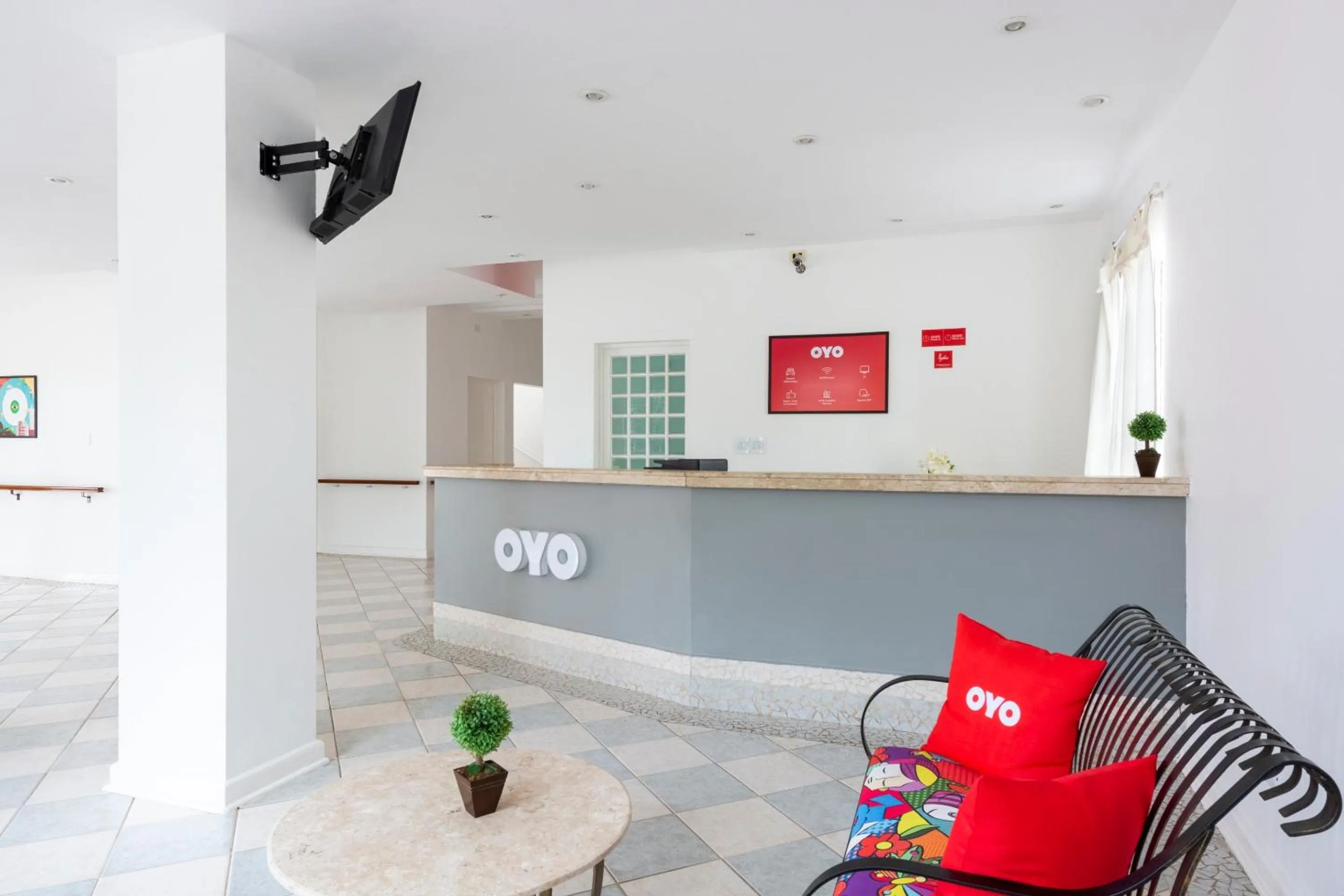 Lobby or reception in OYO Hotel Cosmópolis, Sao Paulo