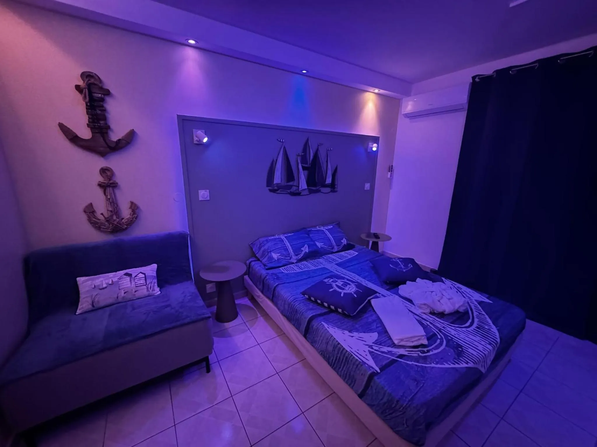 Bed in Residence de la Baie - Anse Mitan