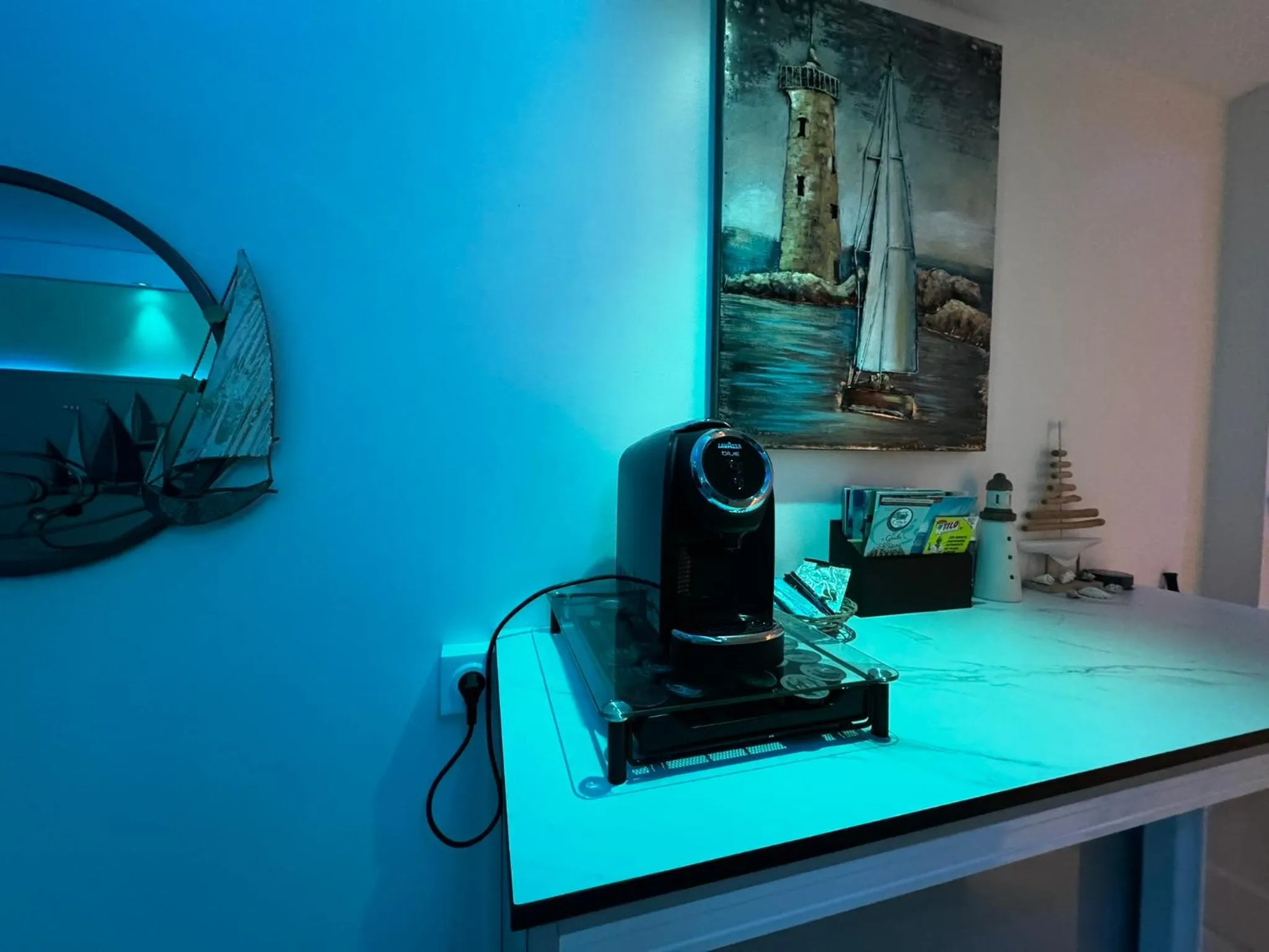 Coffee/tea facilities in Residence de la Baie - Anse Mitan