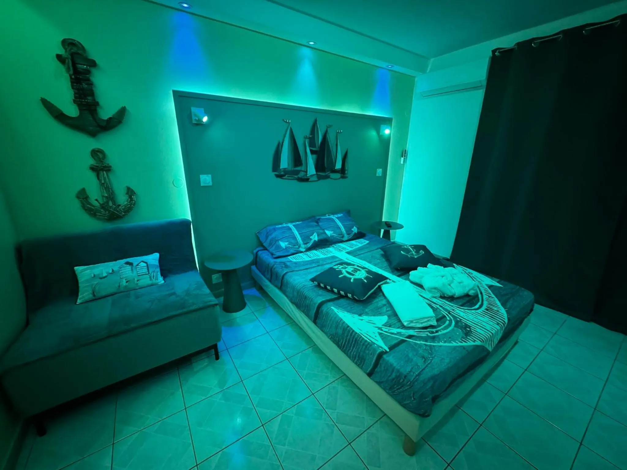 Bed in Residence de la Baie - Anse Mitan