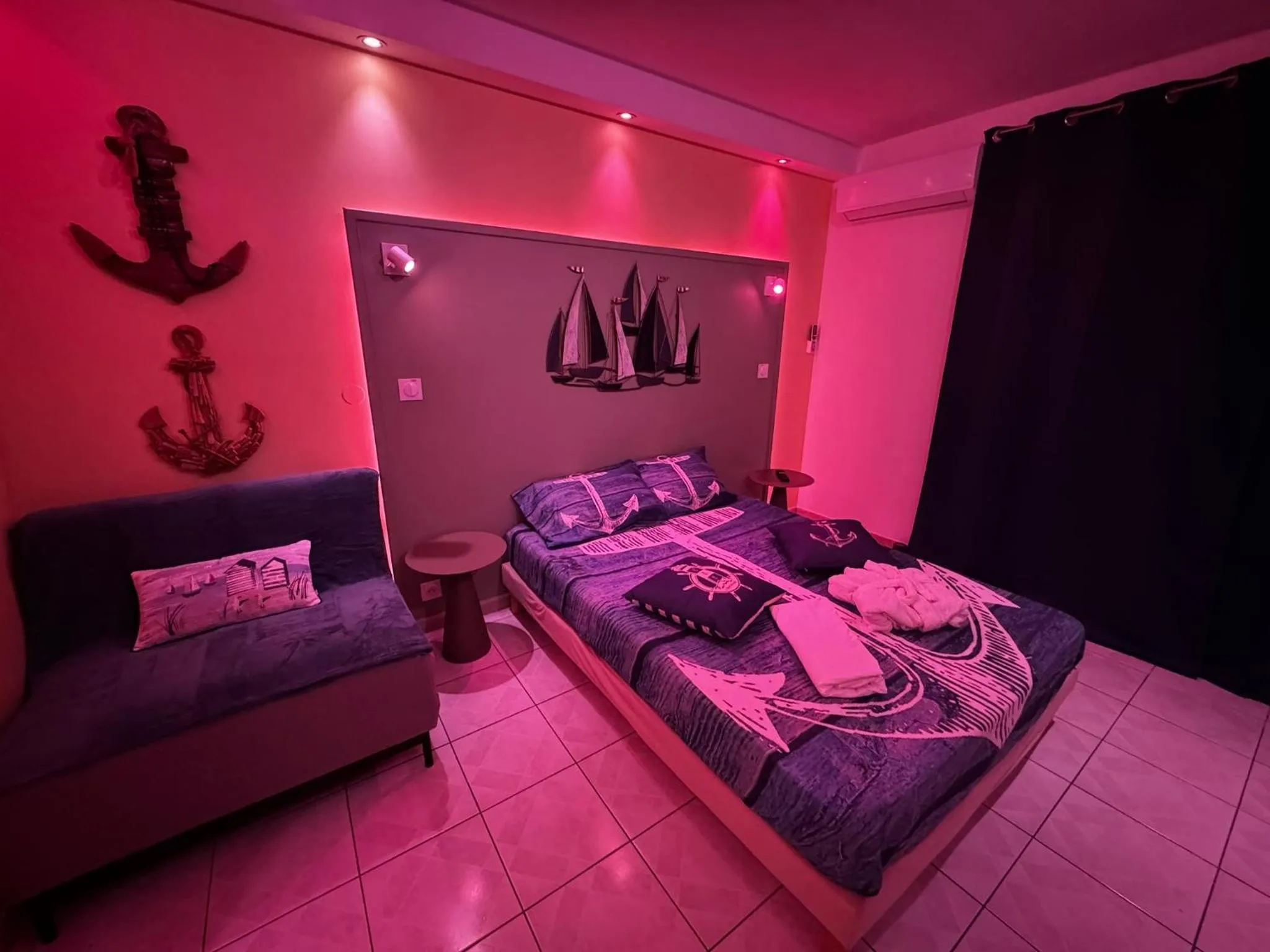 Bed in Residence de la Baie - Anse Mitan