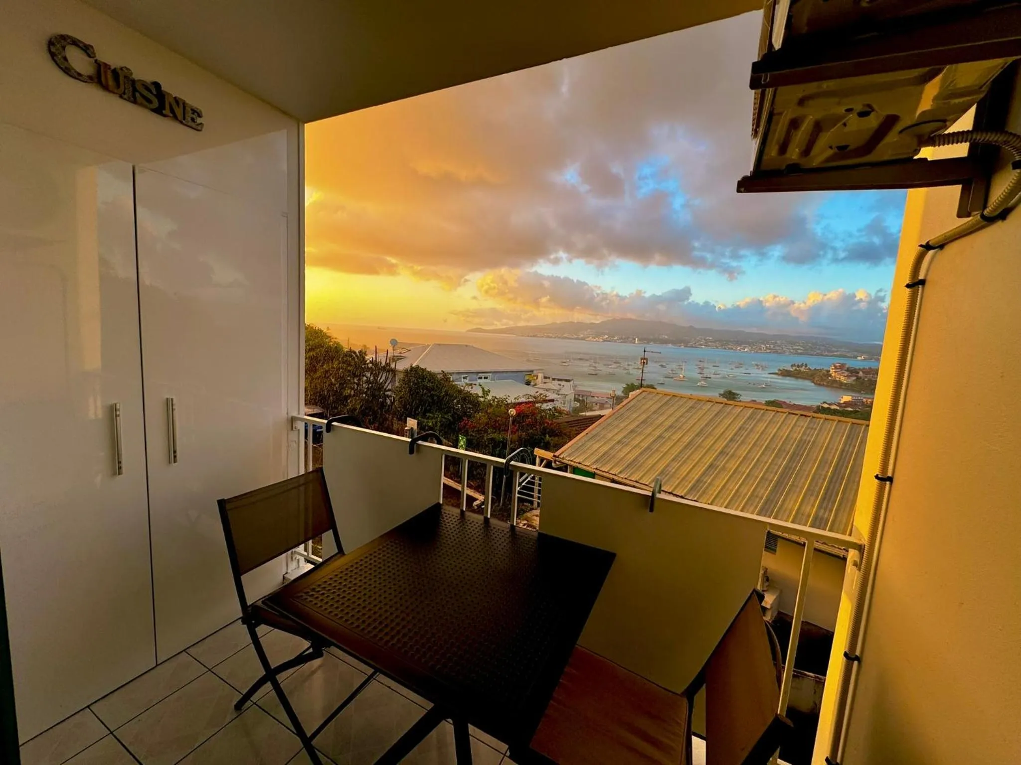 Patio in Residence de la Baie - Anse Mitan