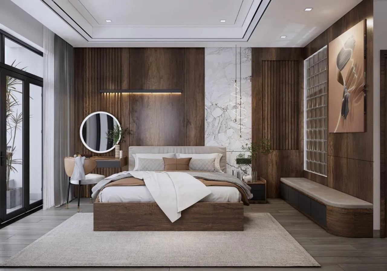 Bed in T&T Luxury Hotel