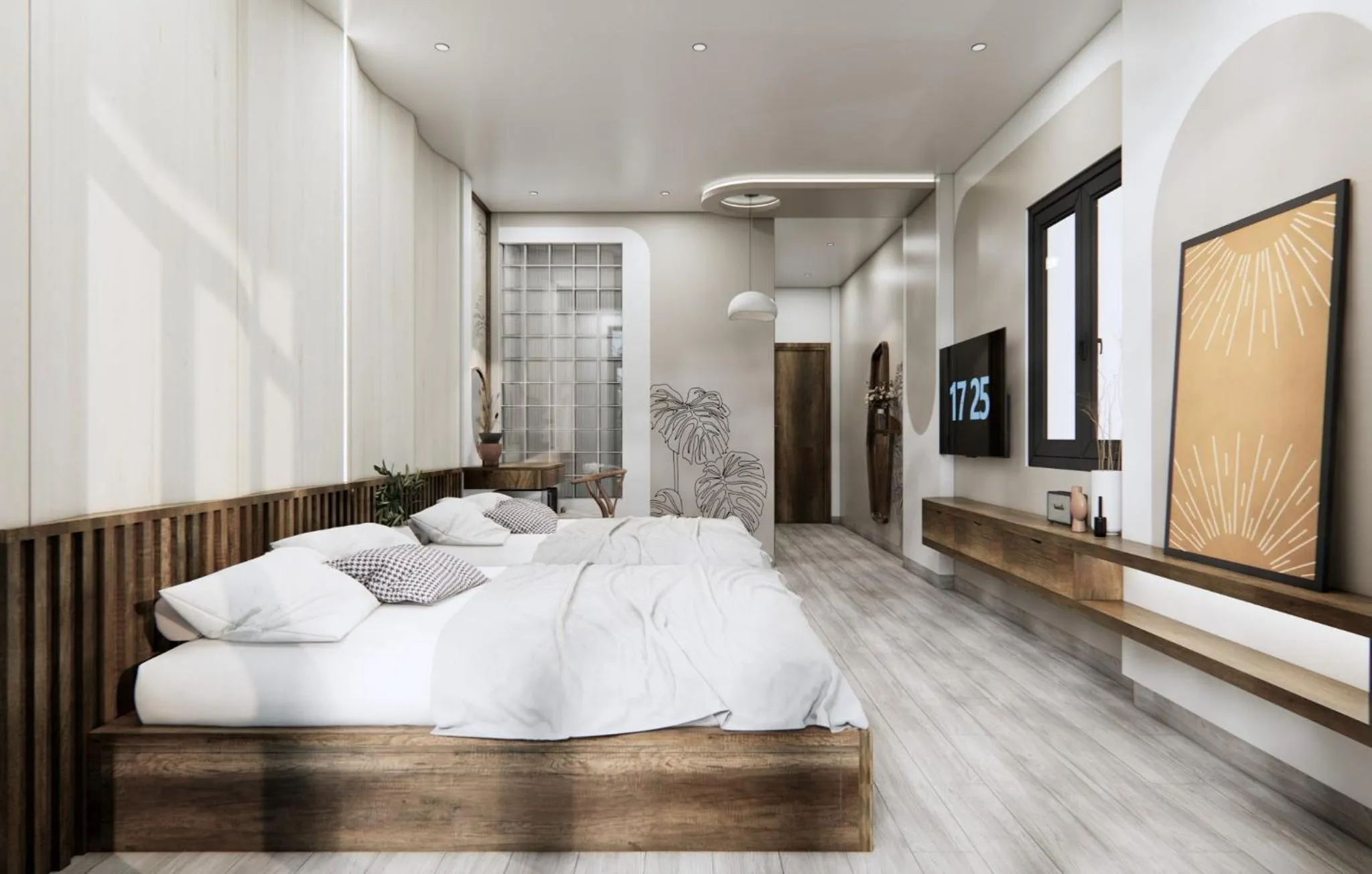 Bed in T&T Luxury Hotel