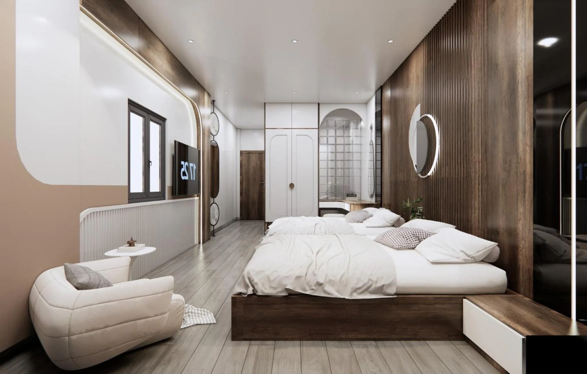 Bed in T&T Luxury Hotel