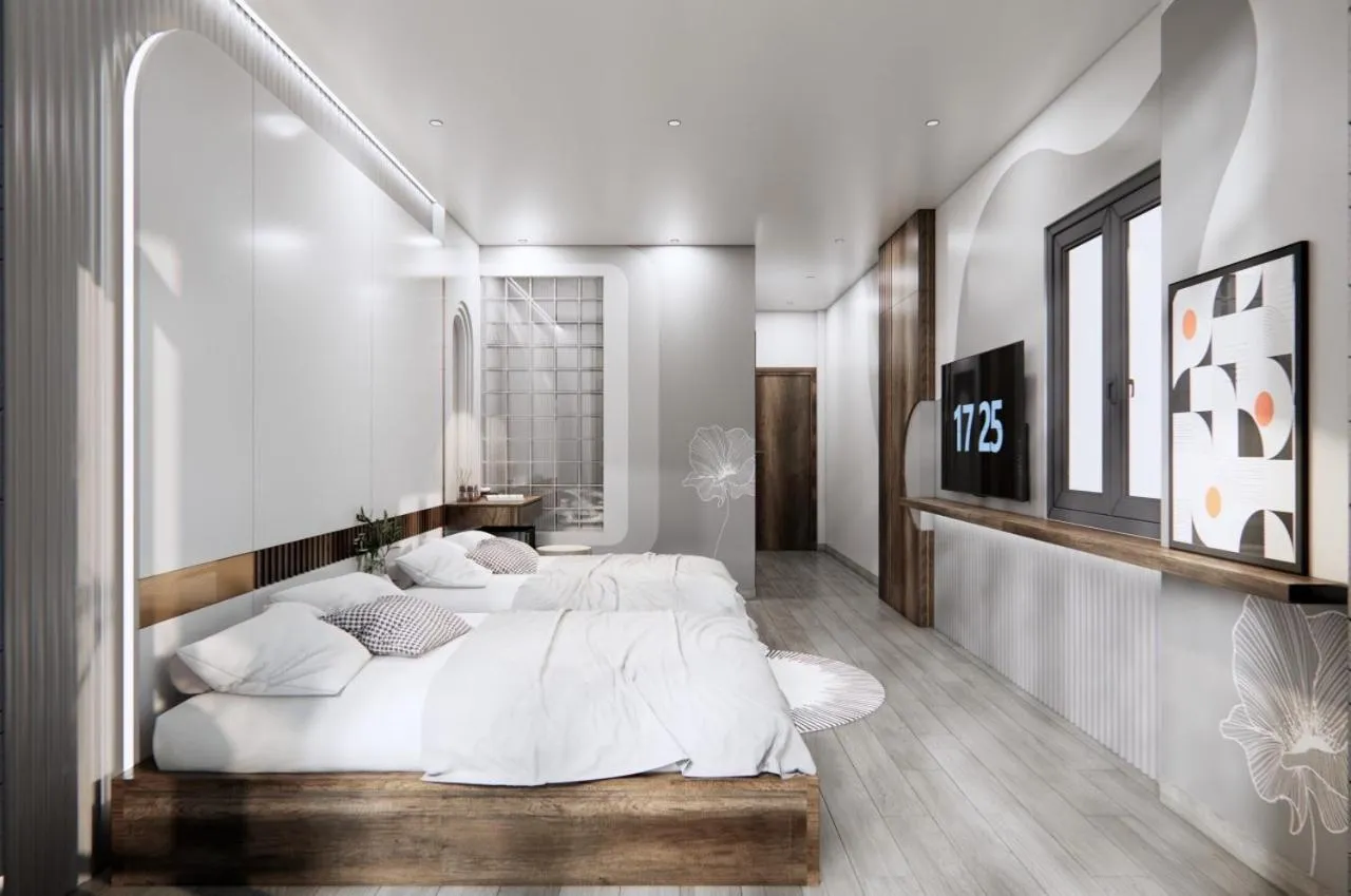 Bed in T&T Luxury Hotel