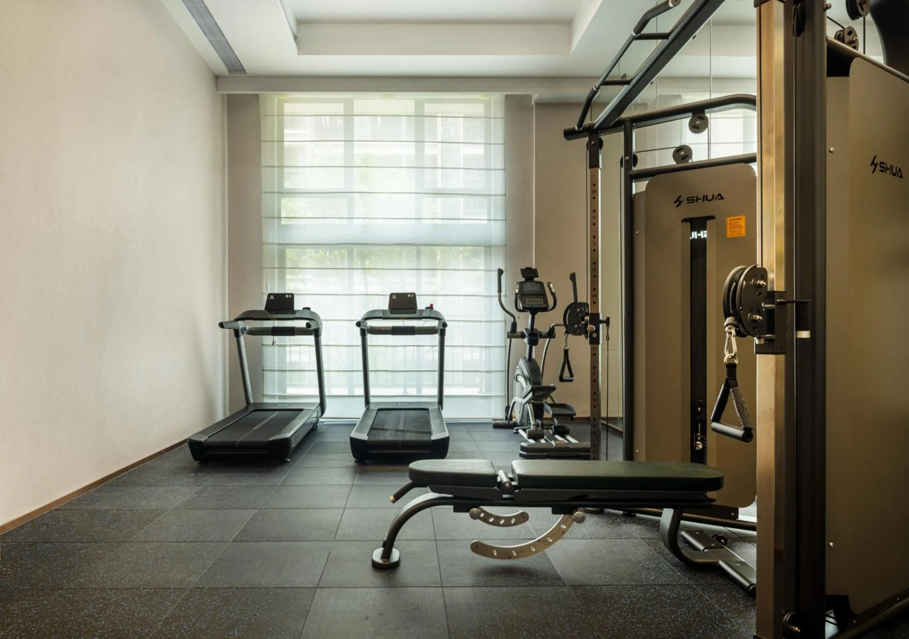 Fitness centre/facilities in Baytop Living of Guangzhou Drimin House Hotel - Canton Fair Free Shuttle Bus