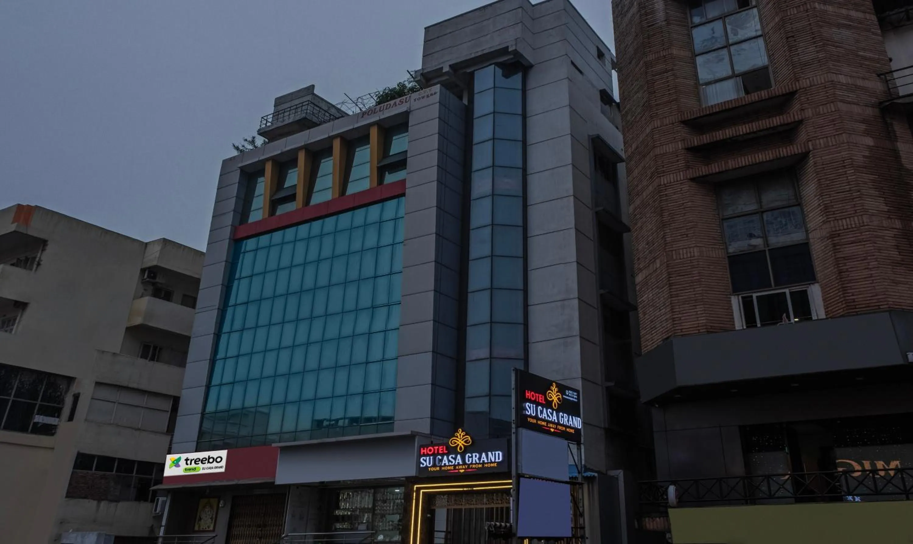 Property building in Treebo Su Casa Grand