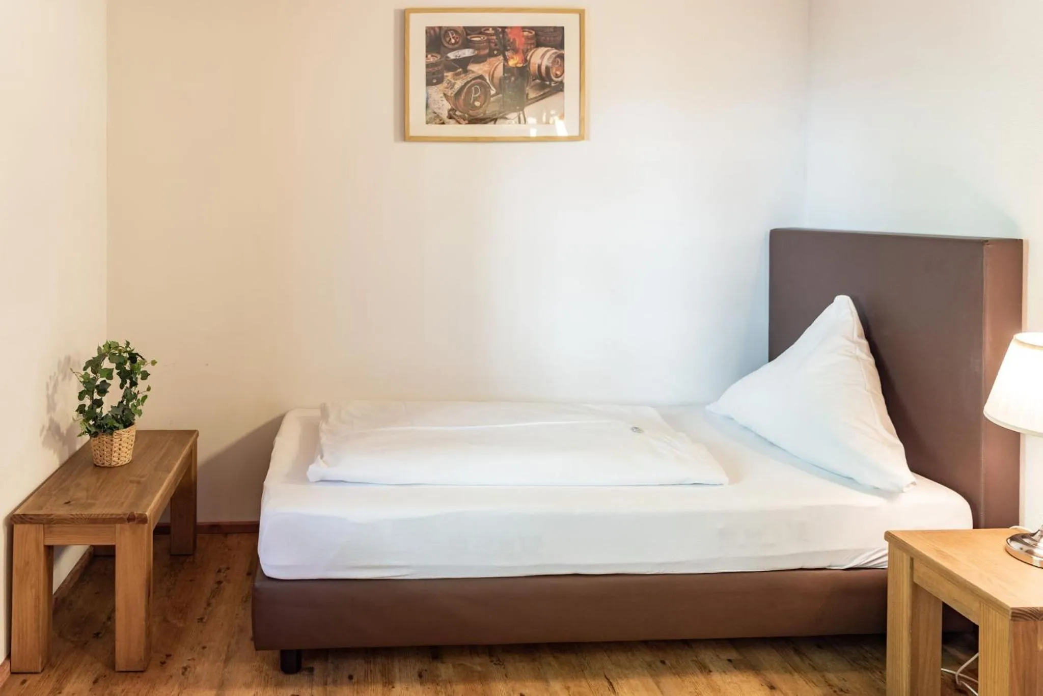 Bed in Hotel Stanglbräu