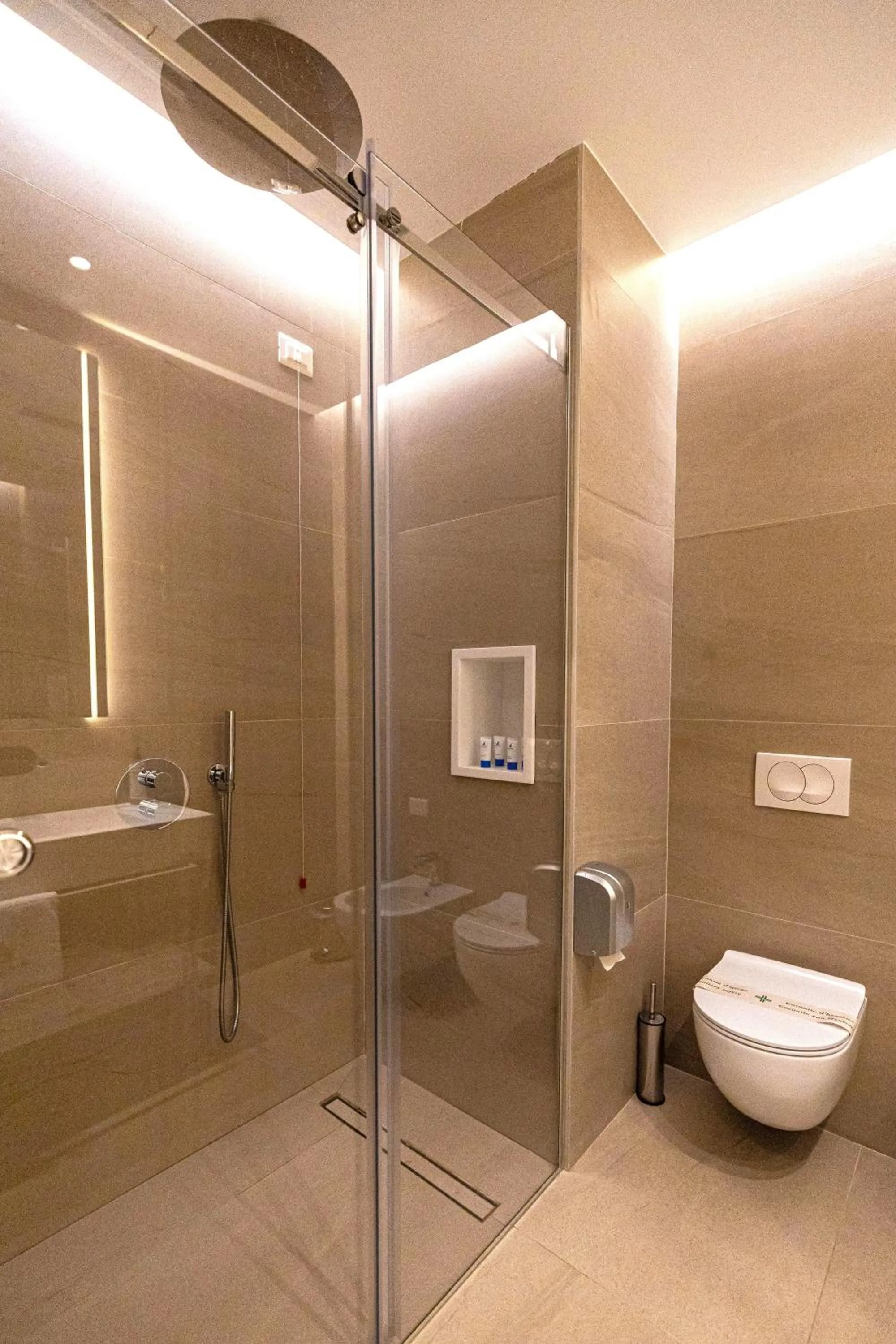 Shower in Navy Hotel