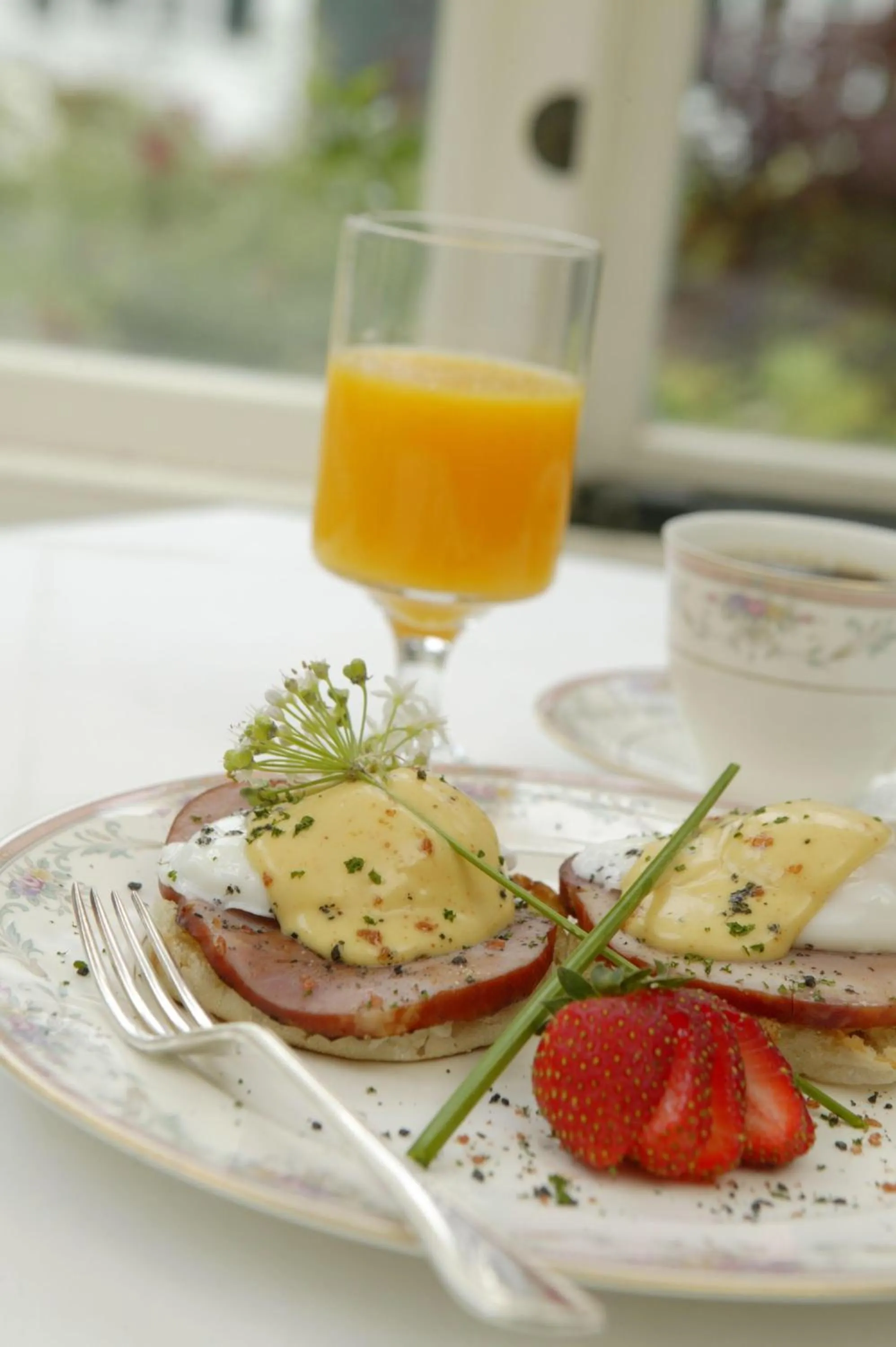 Food close-up in Captain's House Inn
