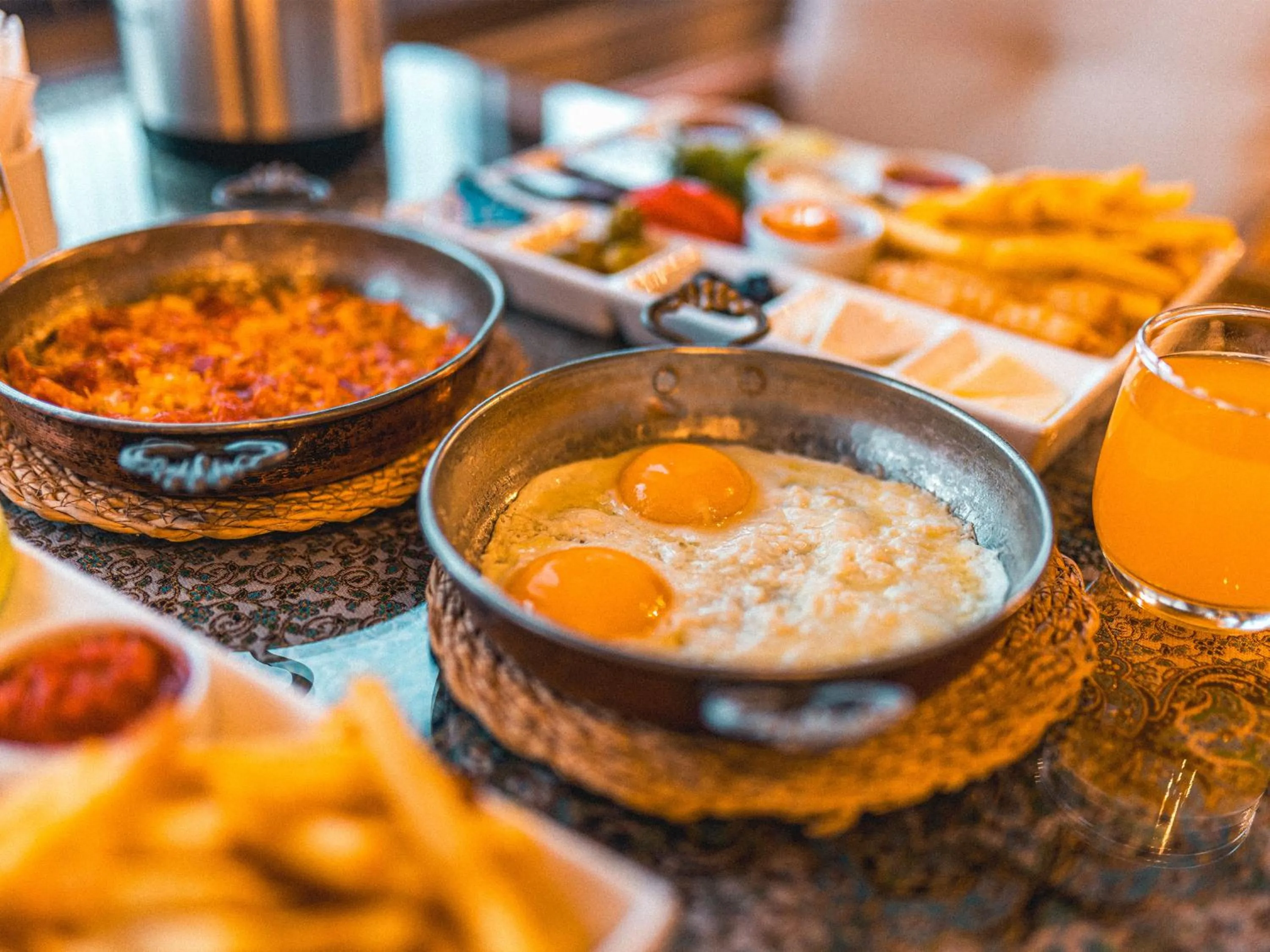 Continental breakfast in Cappanar Cave Hotel
