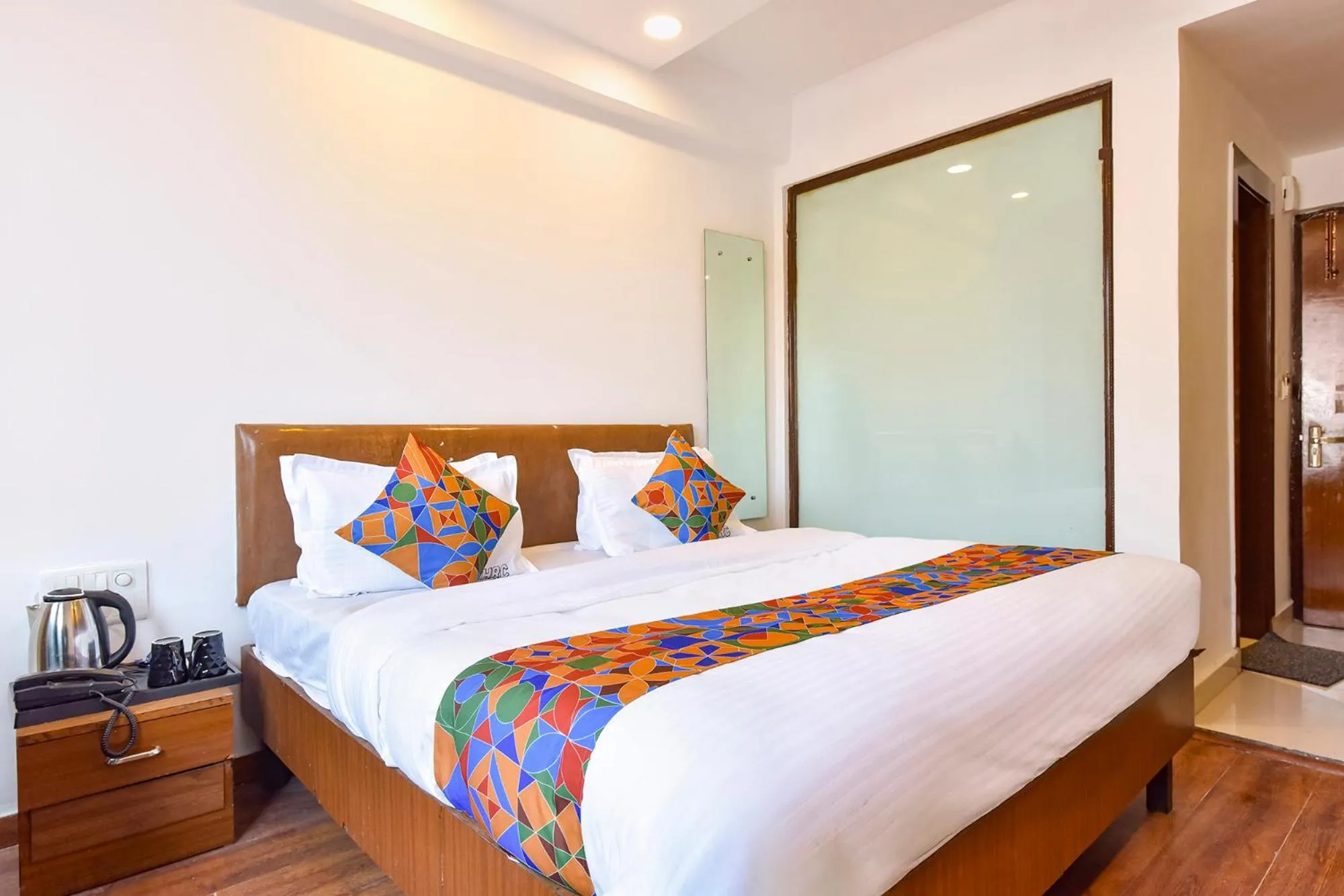 Bed in FabHotel Sikka Royal Classic - Mall road