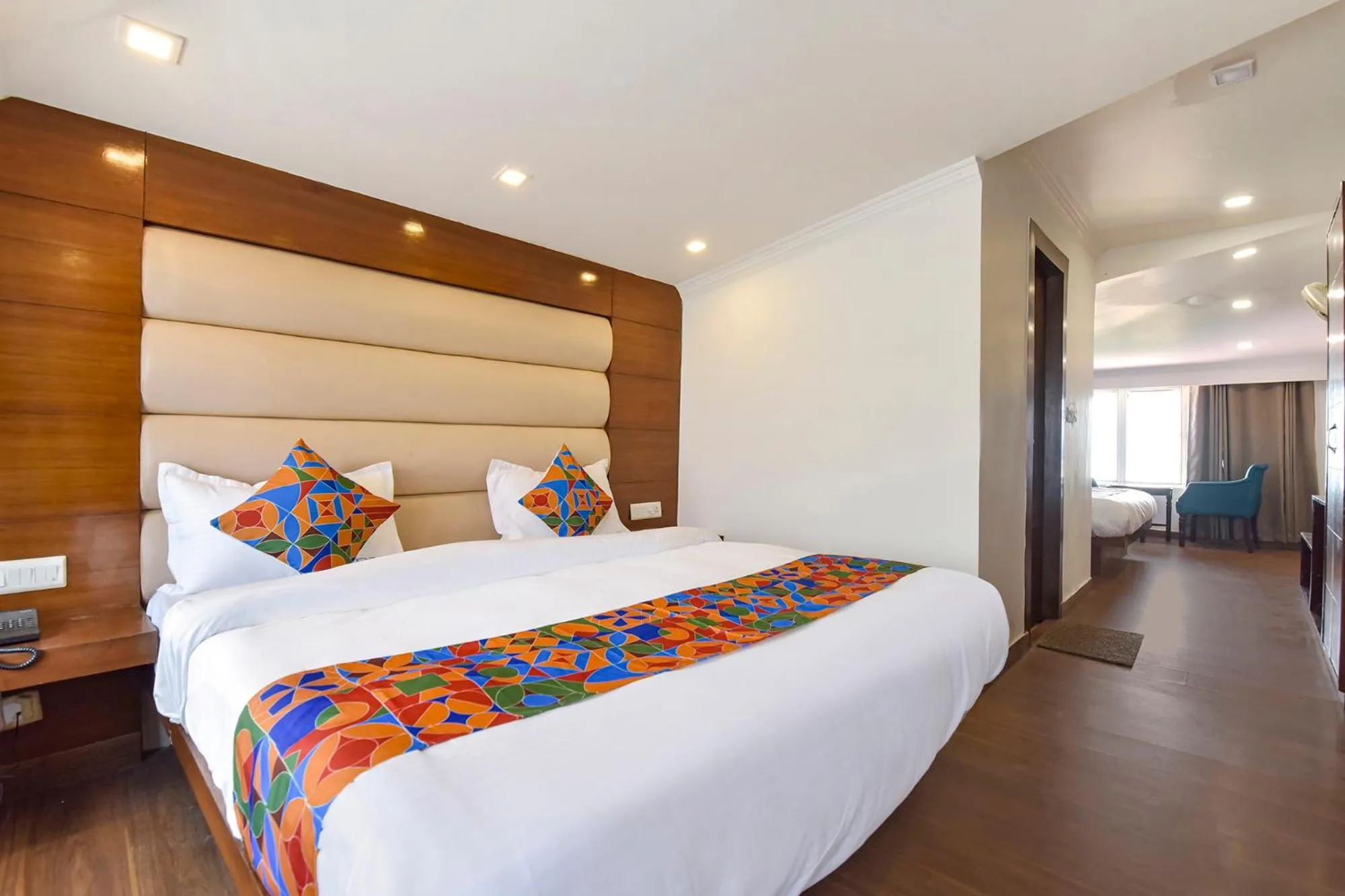 Bed in FabHotel Sikka Royal Classic - Mall road