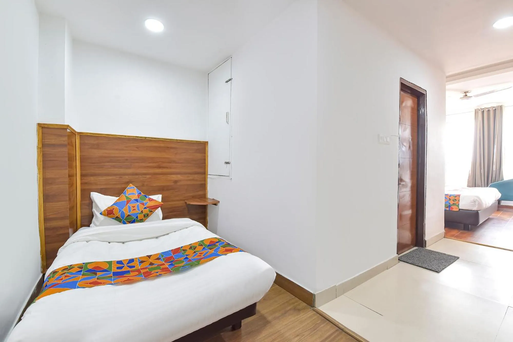 Bed in FabHotel Sikka Royal Classic - Mall road