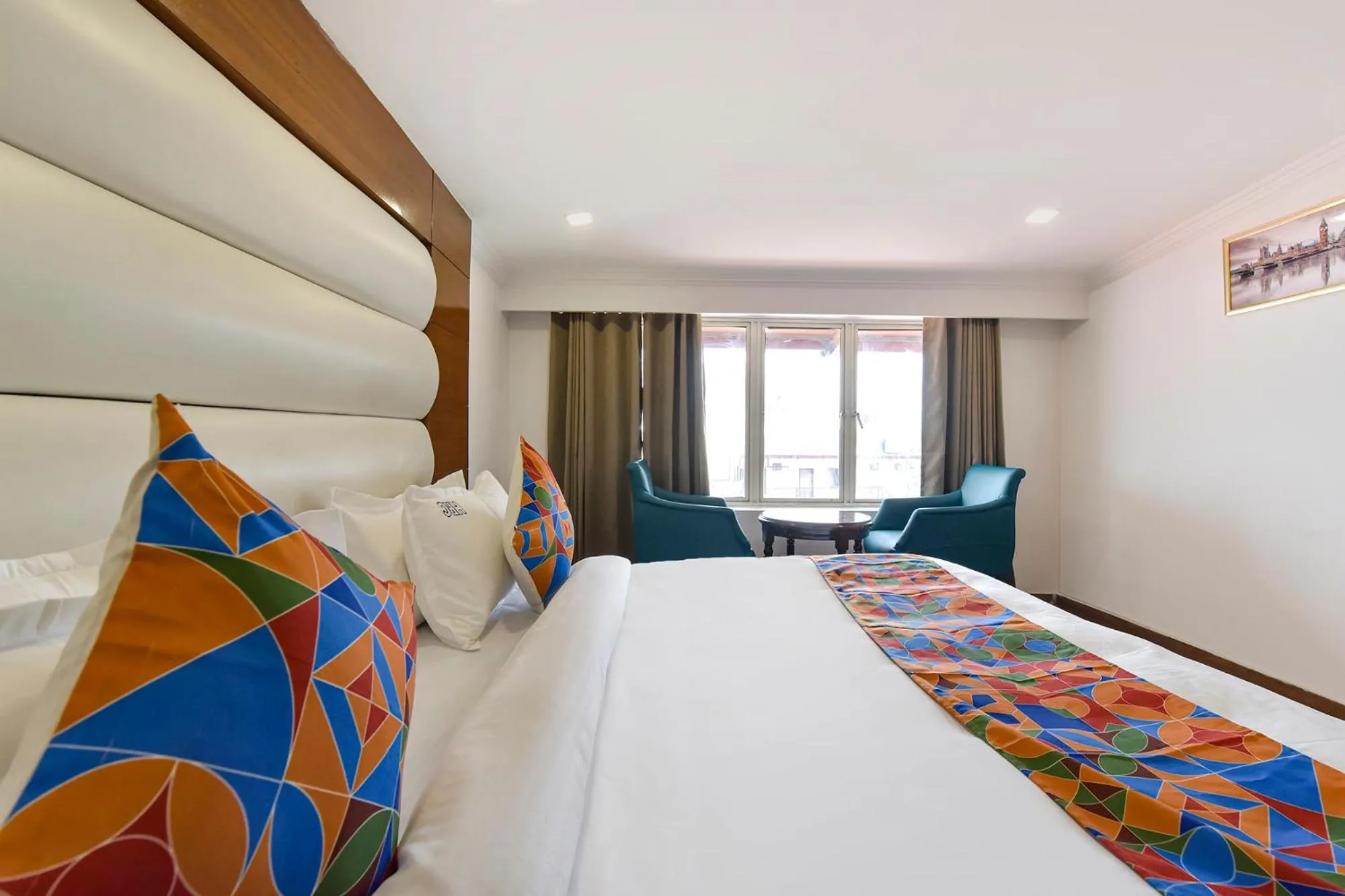 Bed in FabHotel Sikka Royal Classic - Mall road