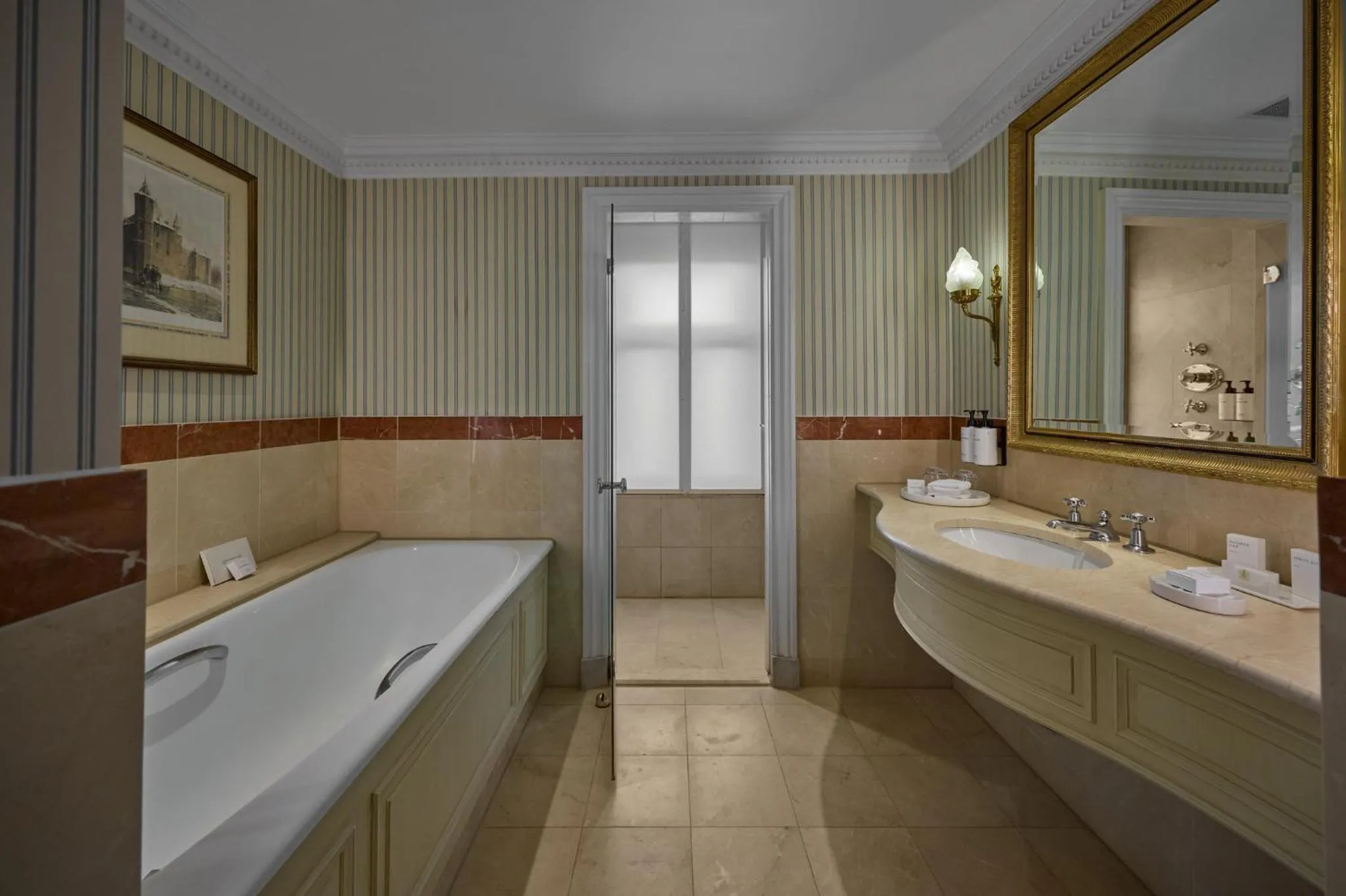 Bathroom in InterContinental Amstel Amsterdam by IHG