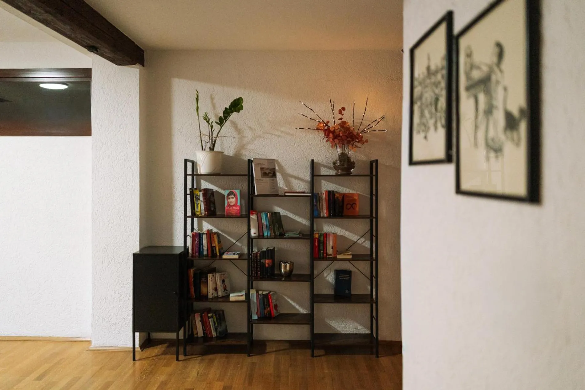 Library in Gasthof zum goldenen Schiff - Historisches Hotel mit Frühstück & Self-Check-in