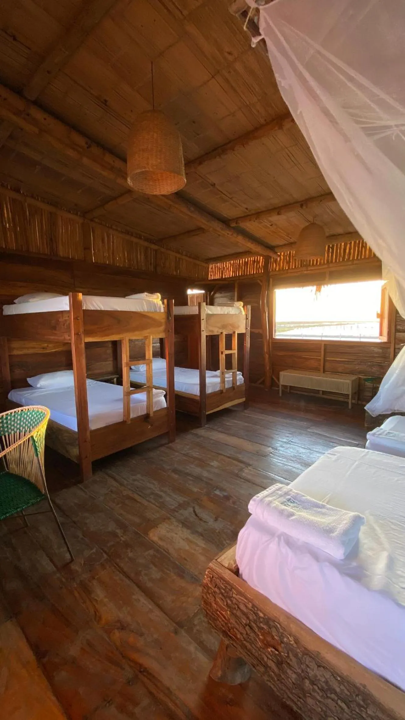 Bed in Palaa Mayapo Ecolodge