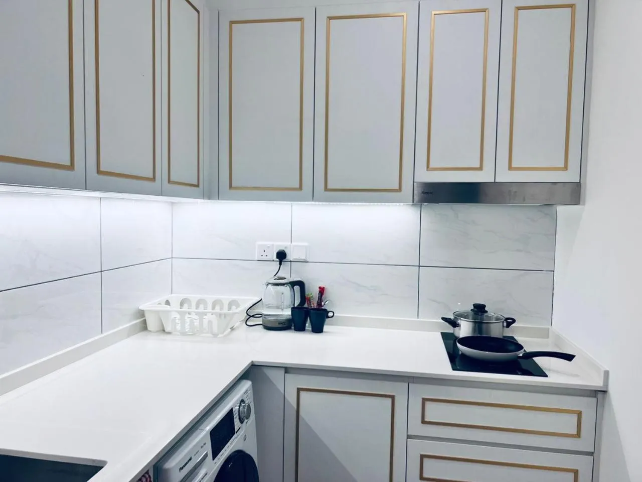 kitchen in Axon Serviced Suites Kuala Lumpur