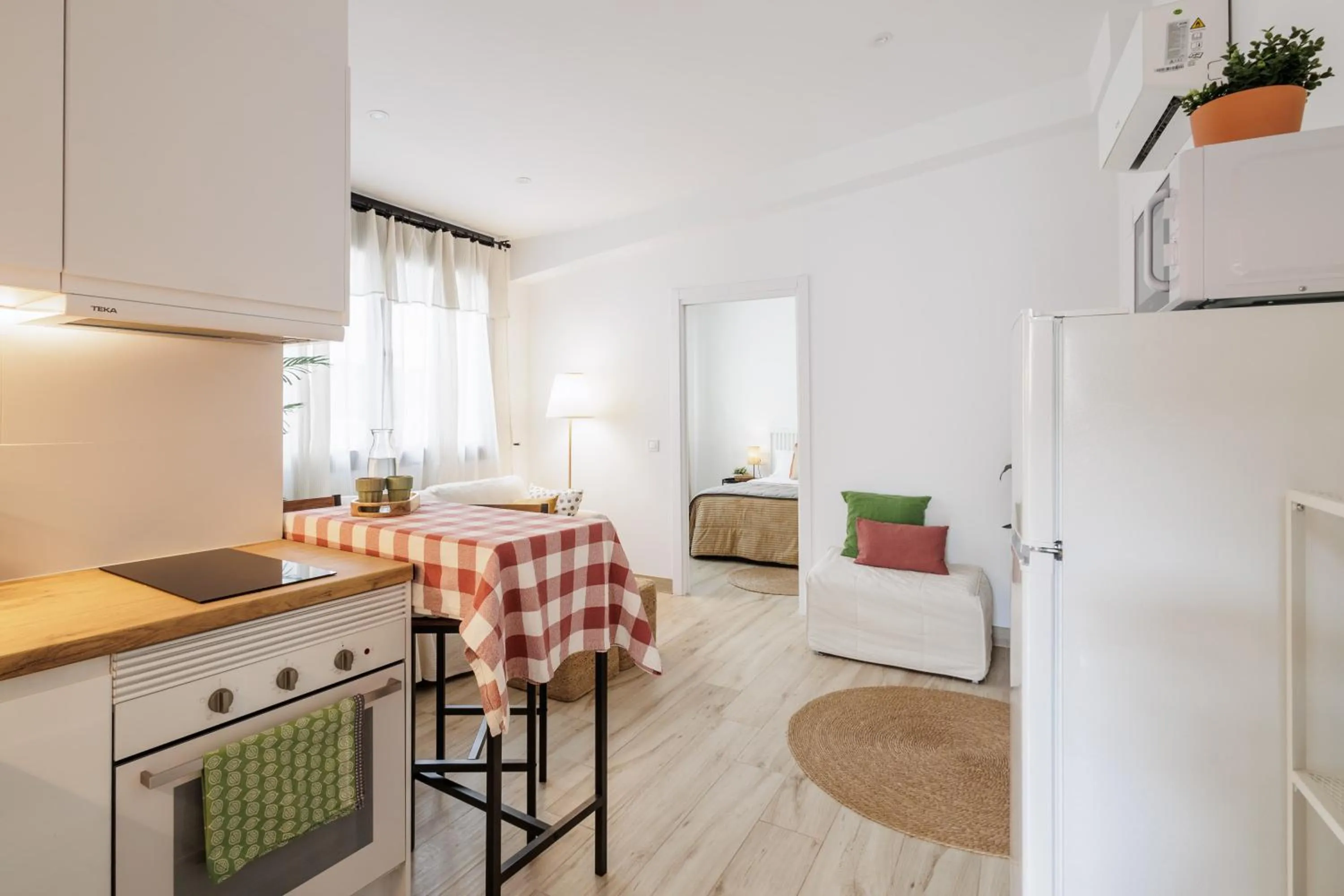 Kitchen or kitchenette in Apartament a Sant Celoni, Montseny, Barcelona