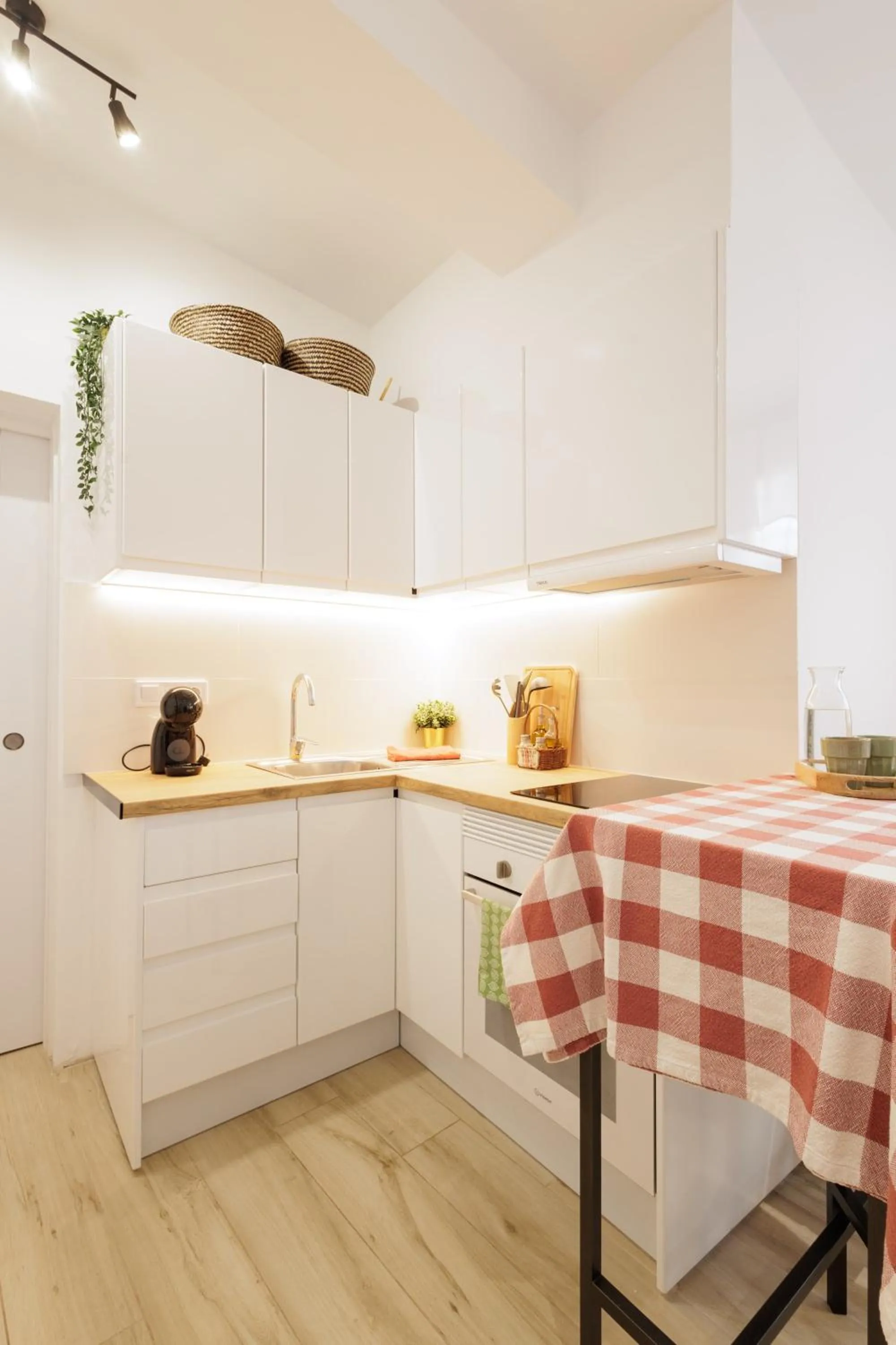 Kitchen or kitchenette in Apartament a Sant Celoni, Montseny, Barcelona